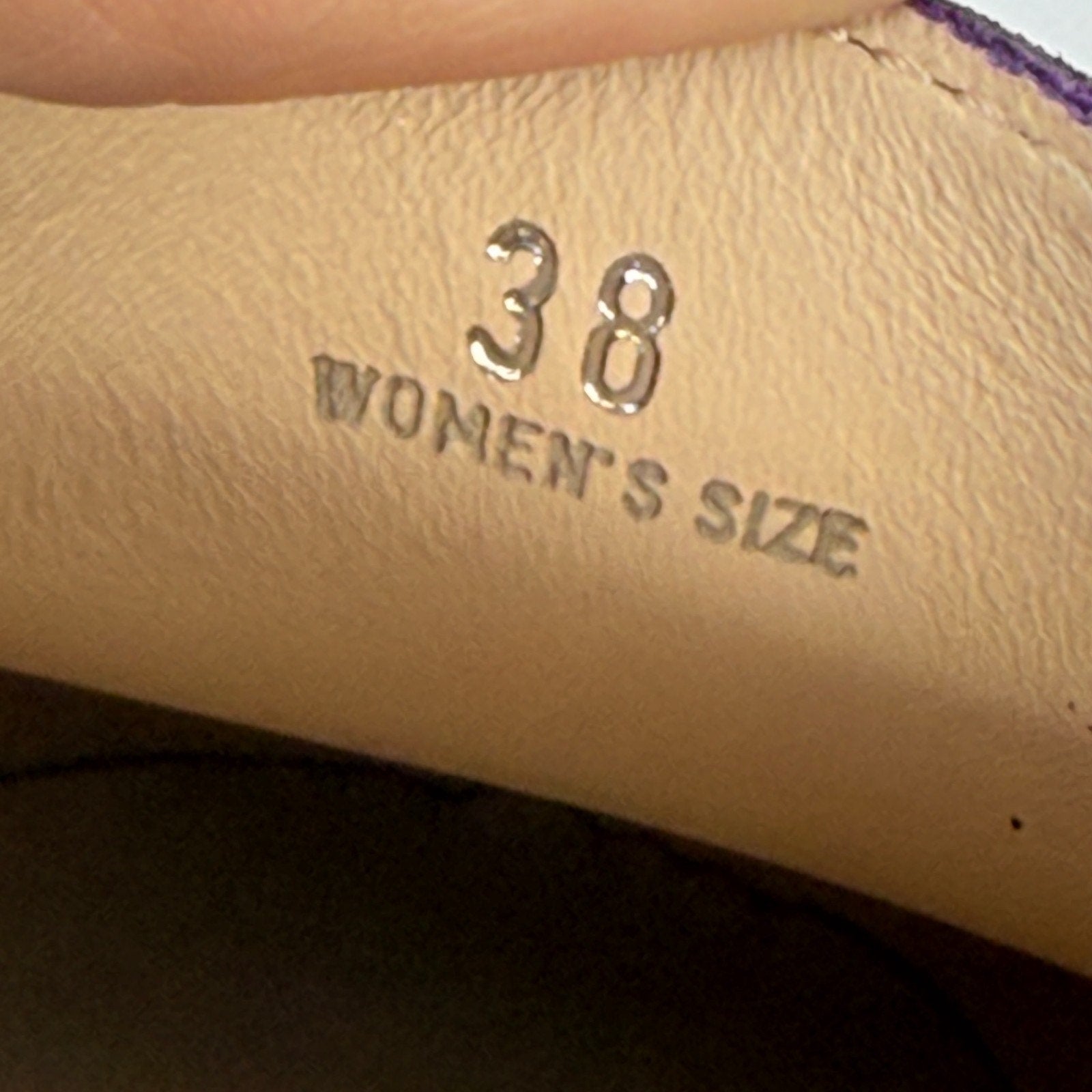 Tod’s Gommini Purple Suede Loafers Size 7.5 EU 38 Womens Driving Flats Italy New