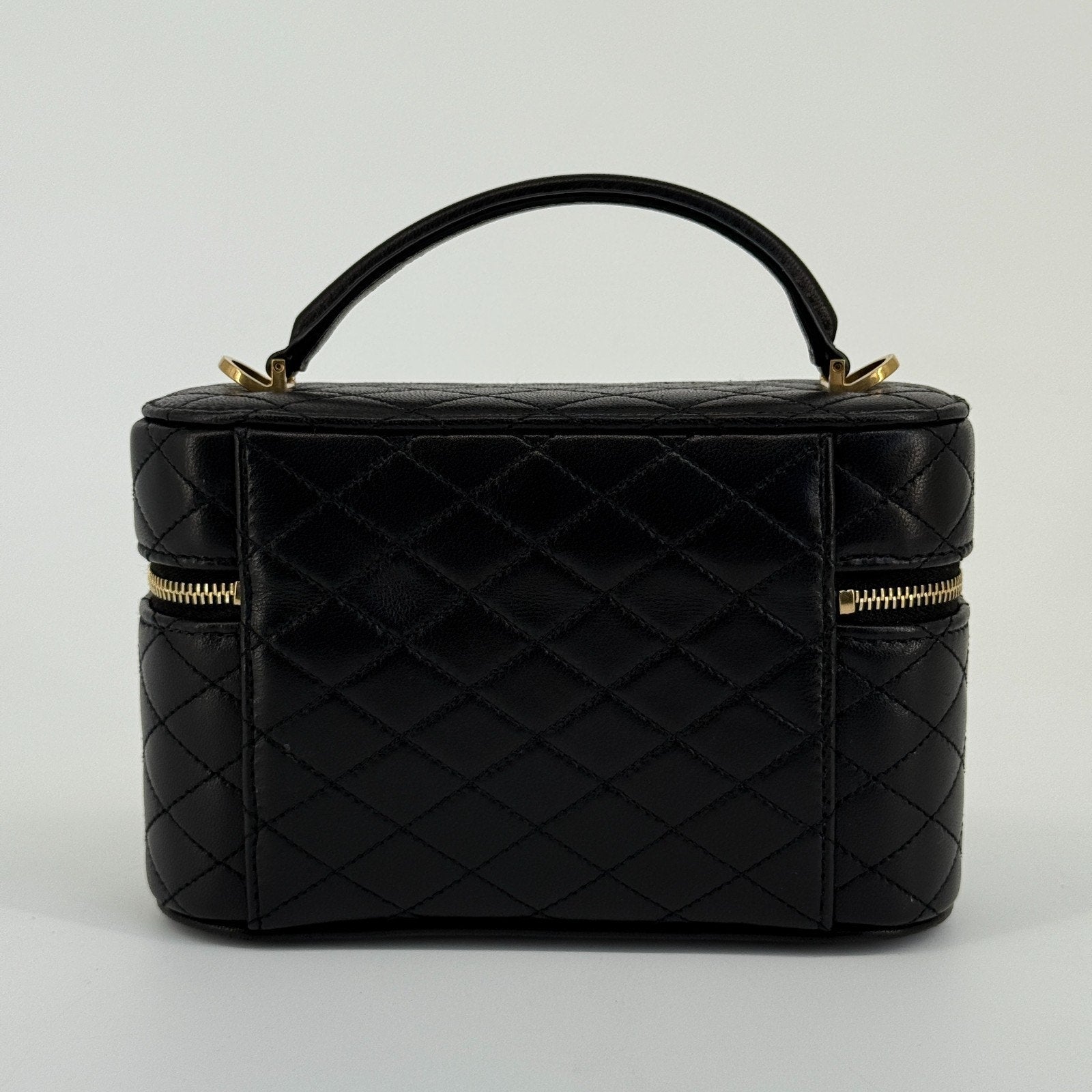 Saint Laurent Vanity Bag Handbag Shoulder Bag 2 Way Gaby Mini Lambskin Designer