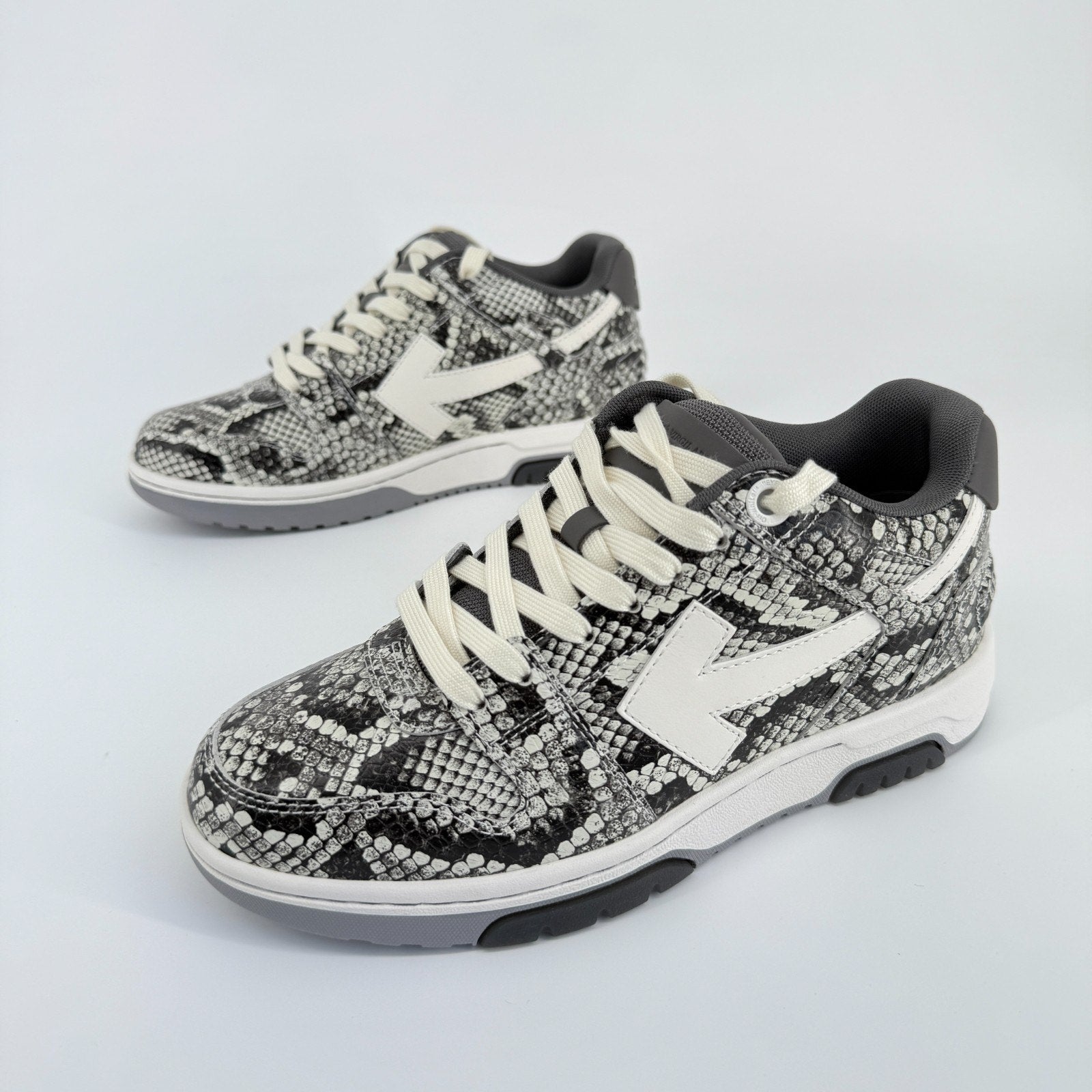 Off-White Out Of Office Womens Sneakers Sz 8 38.5 Python Virgil Streetwear Rare