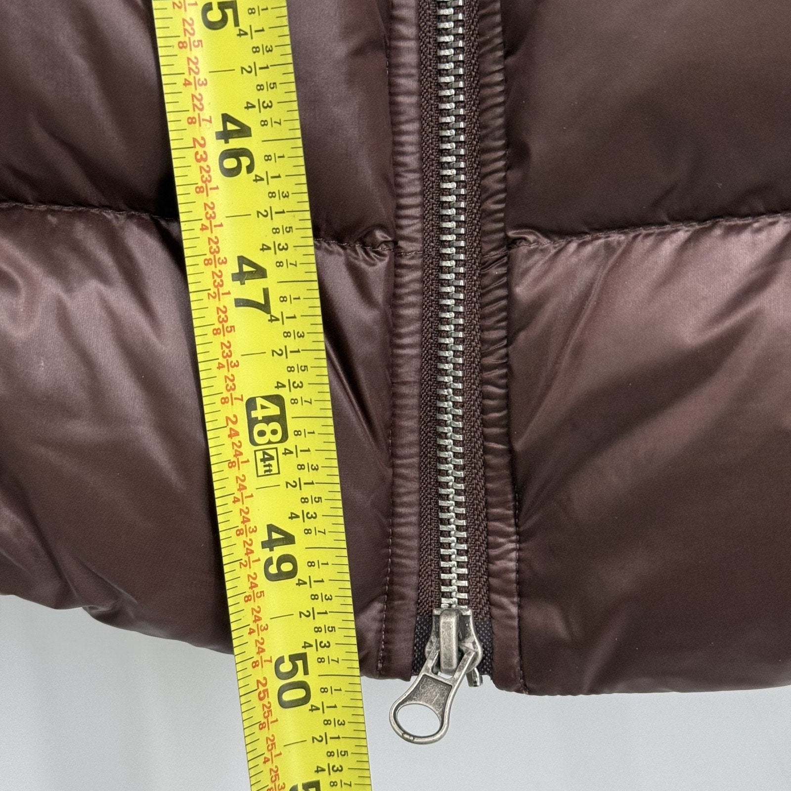 Telfar x Moose Knuckles Puffer Coat Brown Down Long Hooded Jacket XS/S Unisex