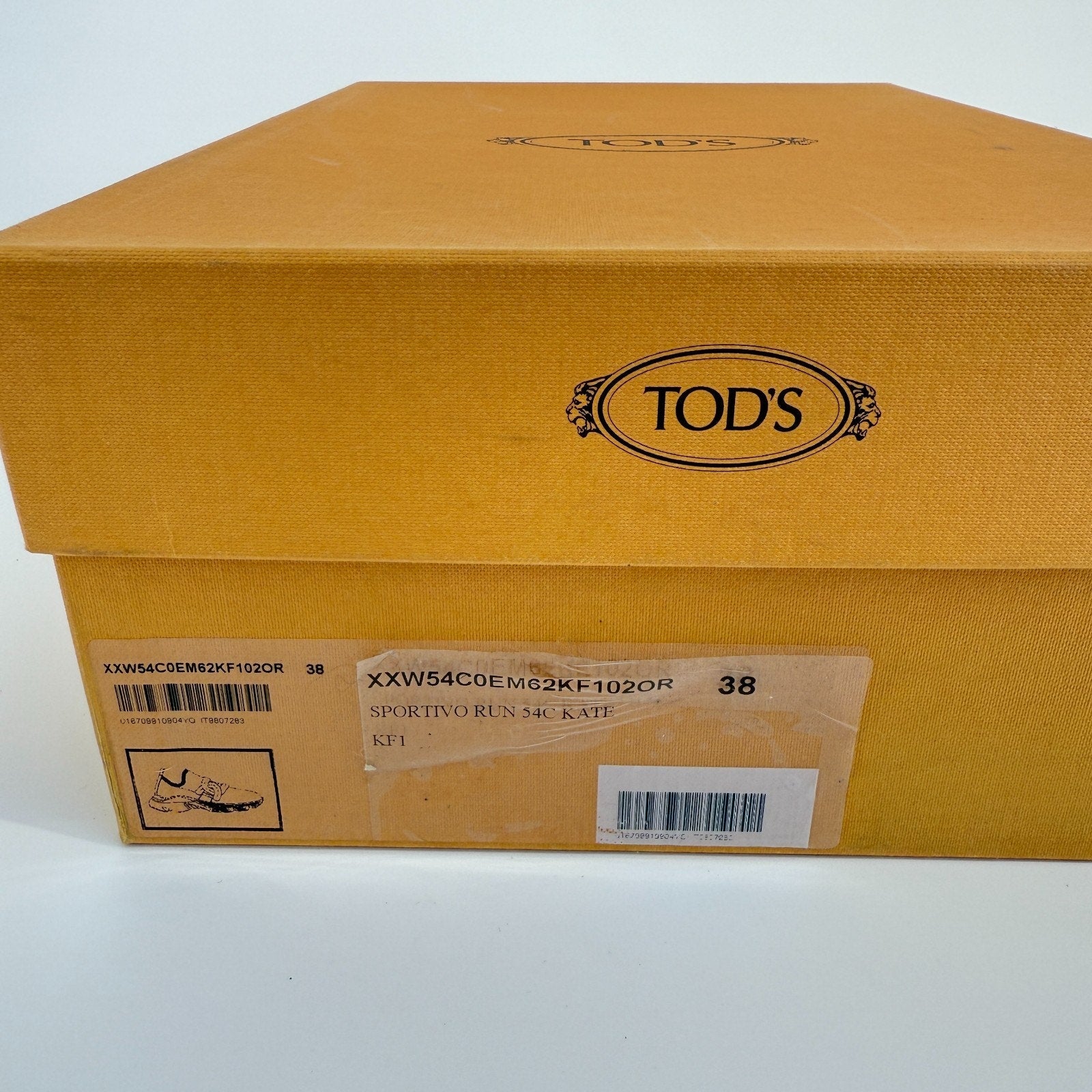 Tods Sportivo Kate Sneakers Size 7.5 EU 38 Chain Knit Purple Italy Designer