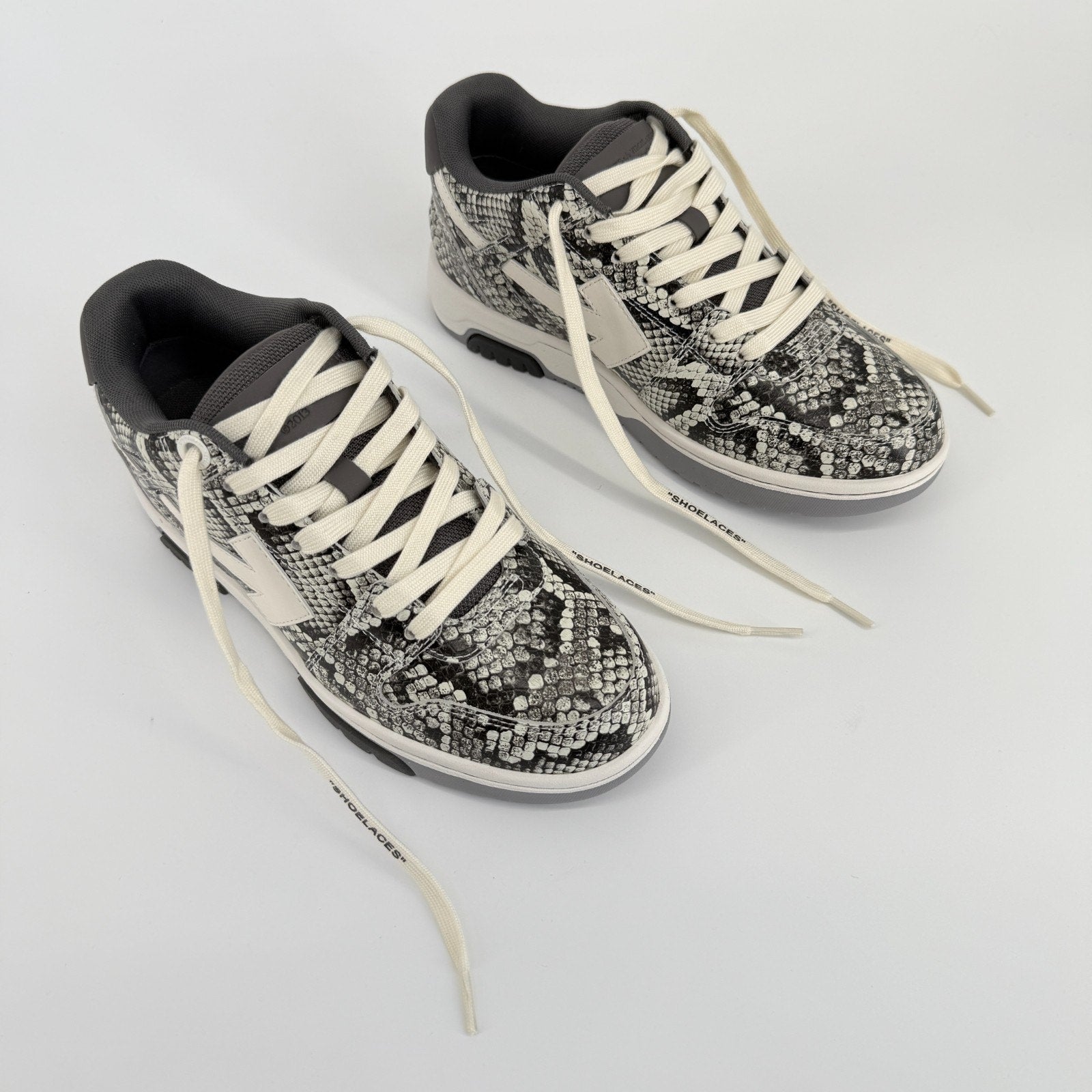 Off-White Out Of Office Womens Sneakers Sz 8 38.5 Python Virgil Streetwear Rare