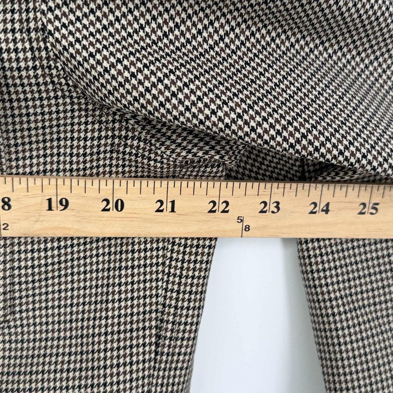 Nili Lotan Lise Jacket Women Size XL Houndstooth Academia Corpcore Luxury Preppy