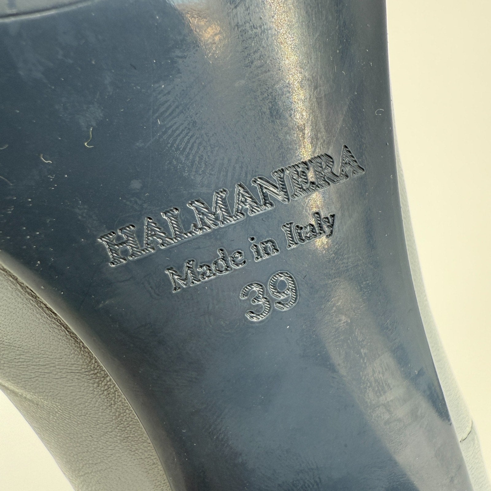 Halmanera Rain06 Baron Anice Boots Size 39 Italy Pointed Toe Heels Minimalist