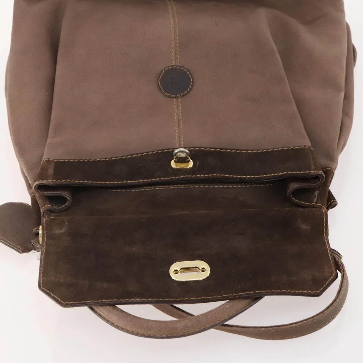 Fendi Suede Shoulder Bag