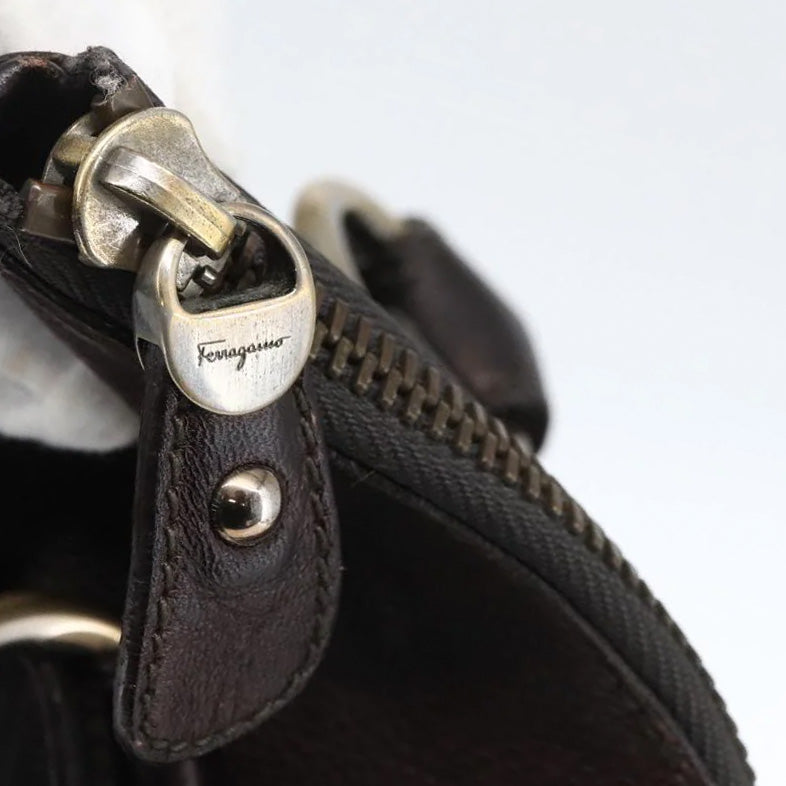 Salvatore Ferragamo Ruched Shoulder Bag