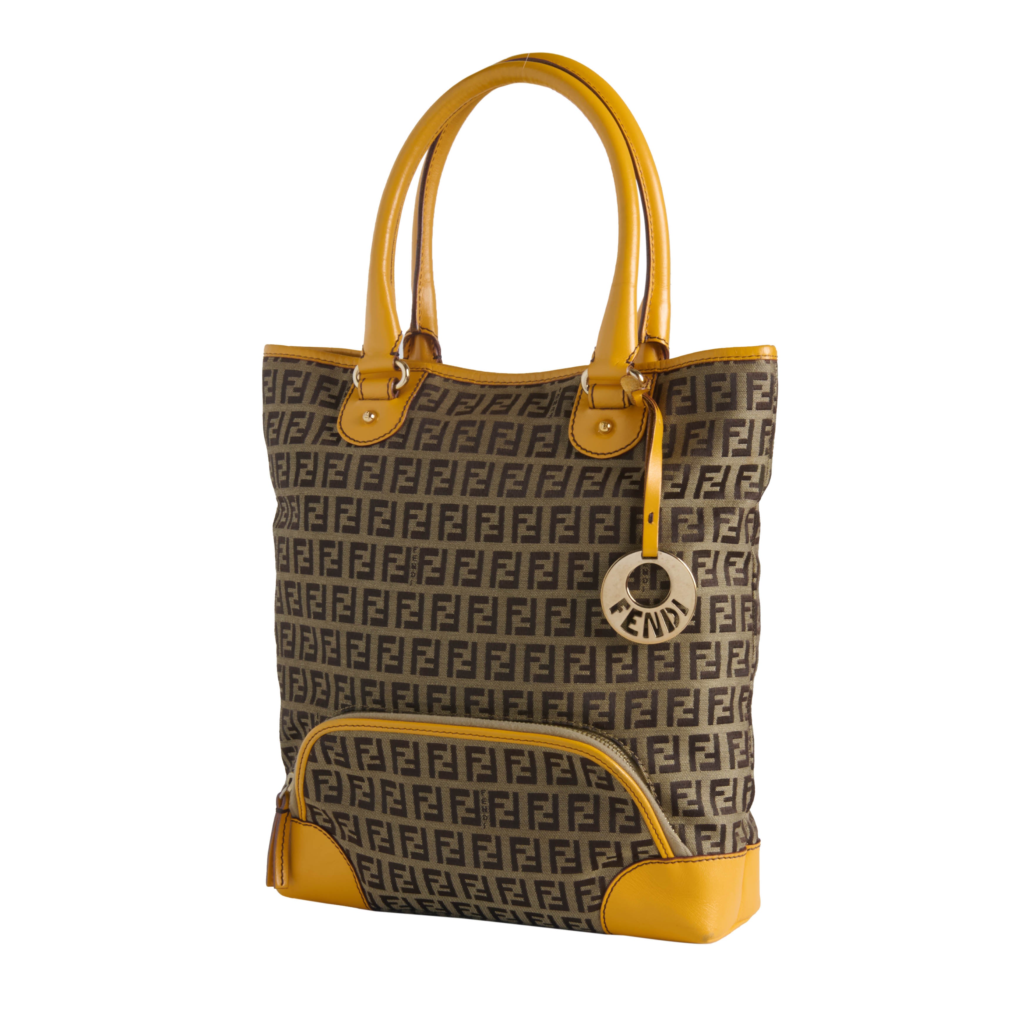 Fendi Zucca Canvas Tote Bag