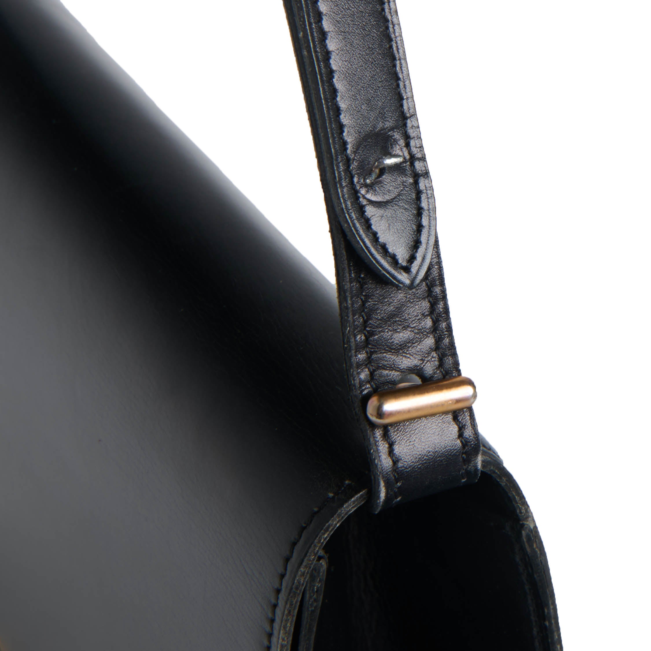 Christian Dior Black Leather Shoulder Bag