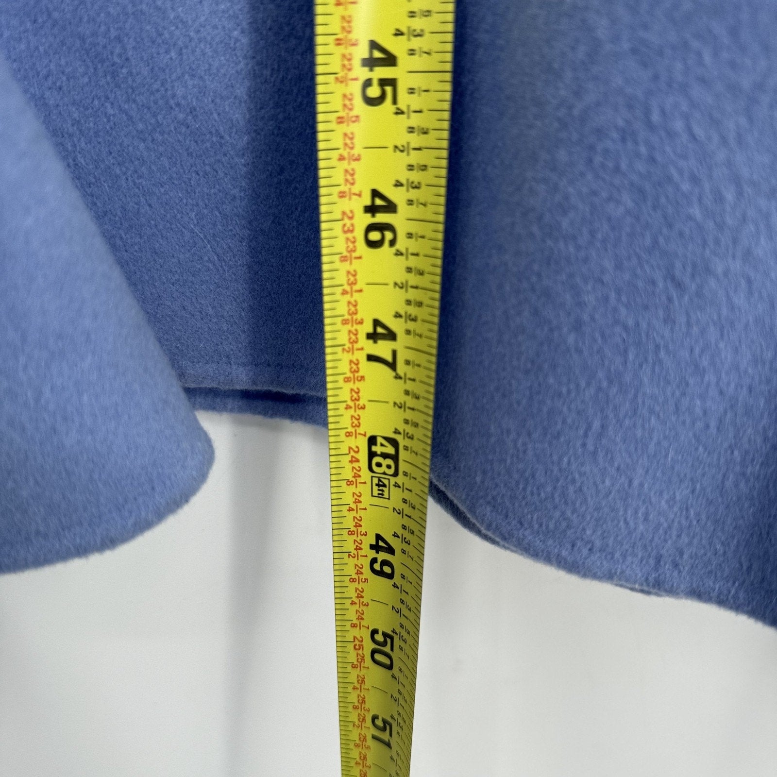 Loulou Studio Borneo Coat Wool Cashmere Oversized Minimal Paris Chic Blue Size L