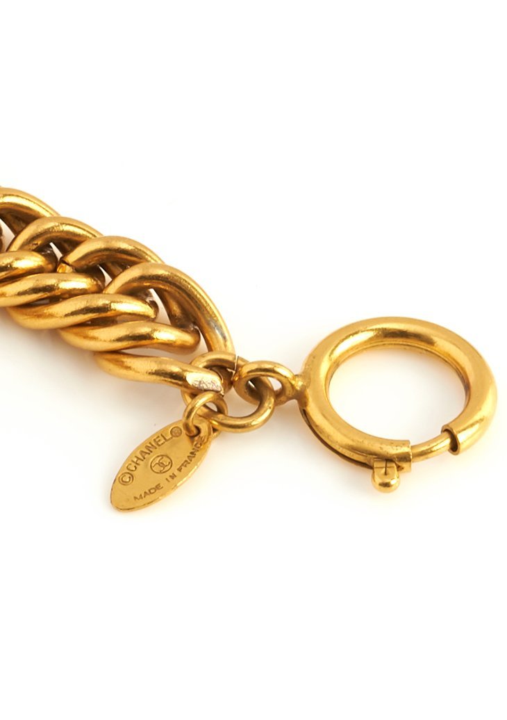 Chanel Vintage Quilted Charm Necklace - Parallel Luxury