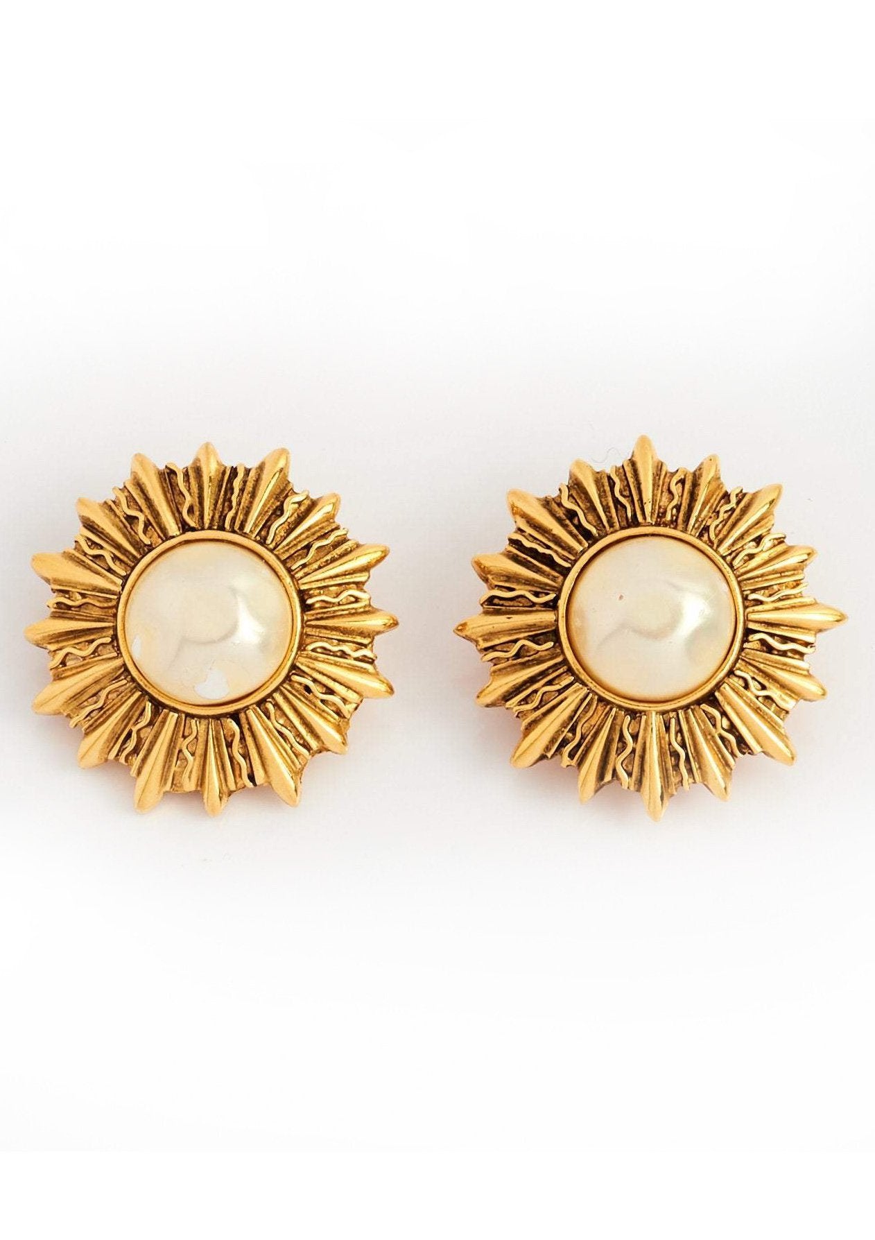 Chanel Vintage Starburst Earrings - Parallel Luxury
