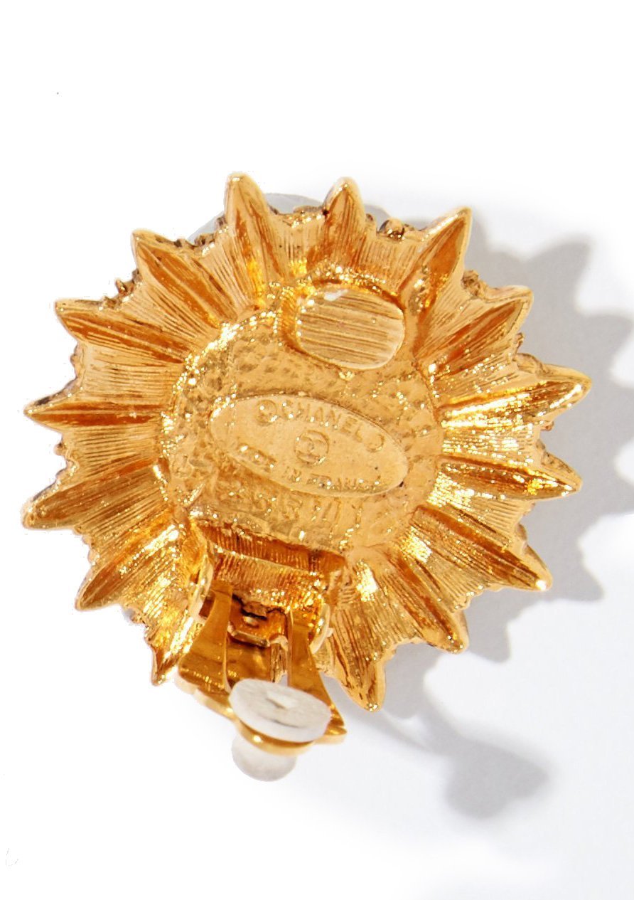 Chanel Vintage Starburst Earrings - Parallel Luxury