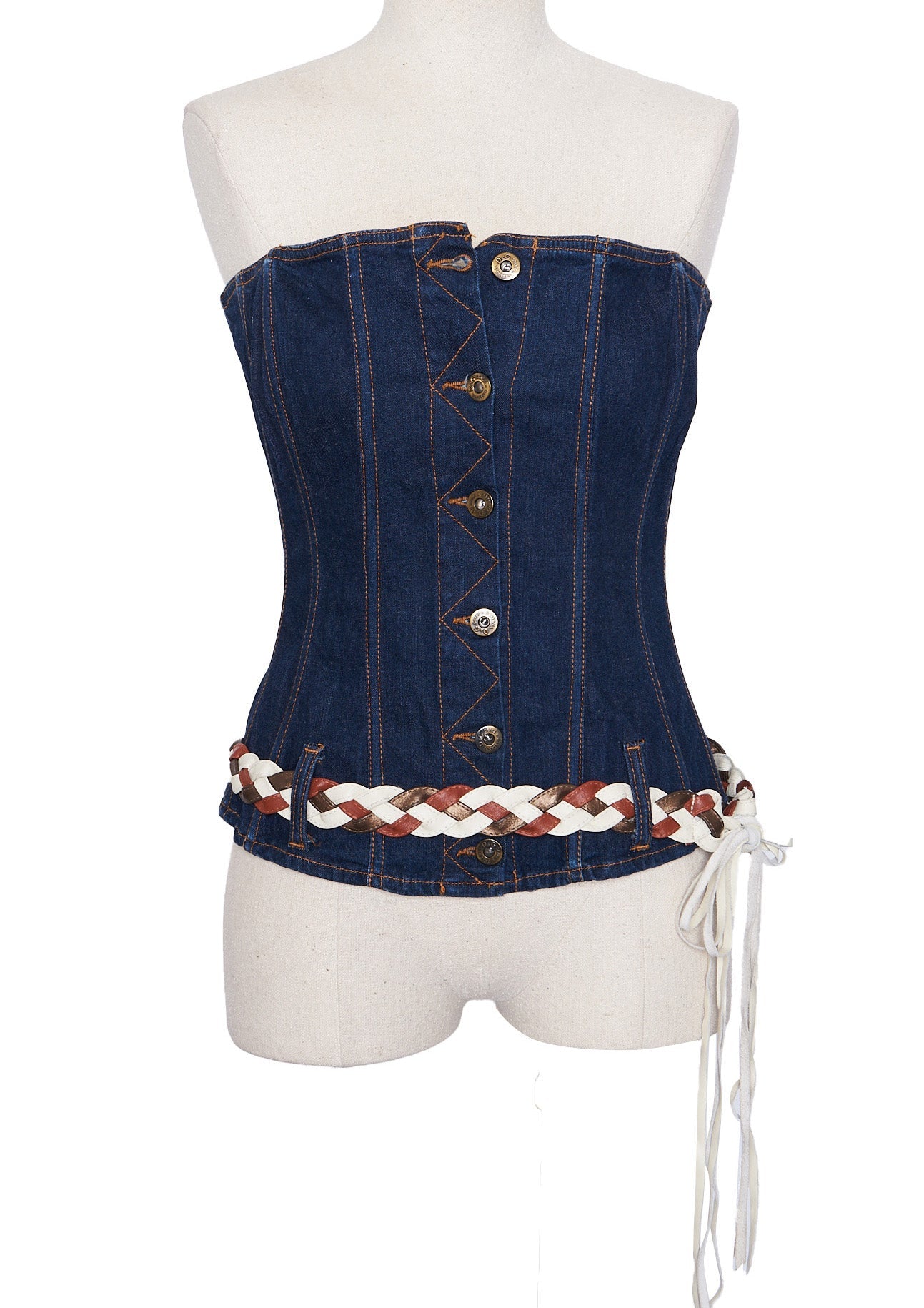 D&G Denim Corset - S - Parallel Luxury