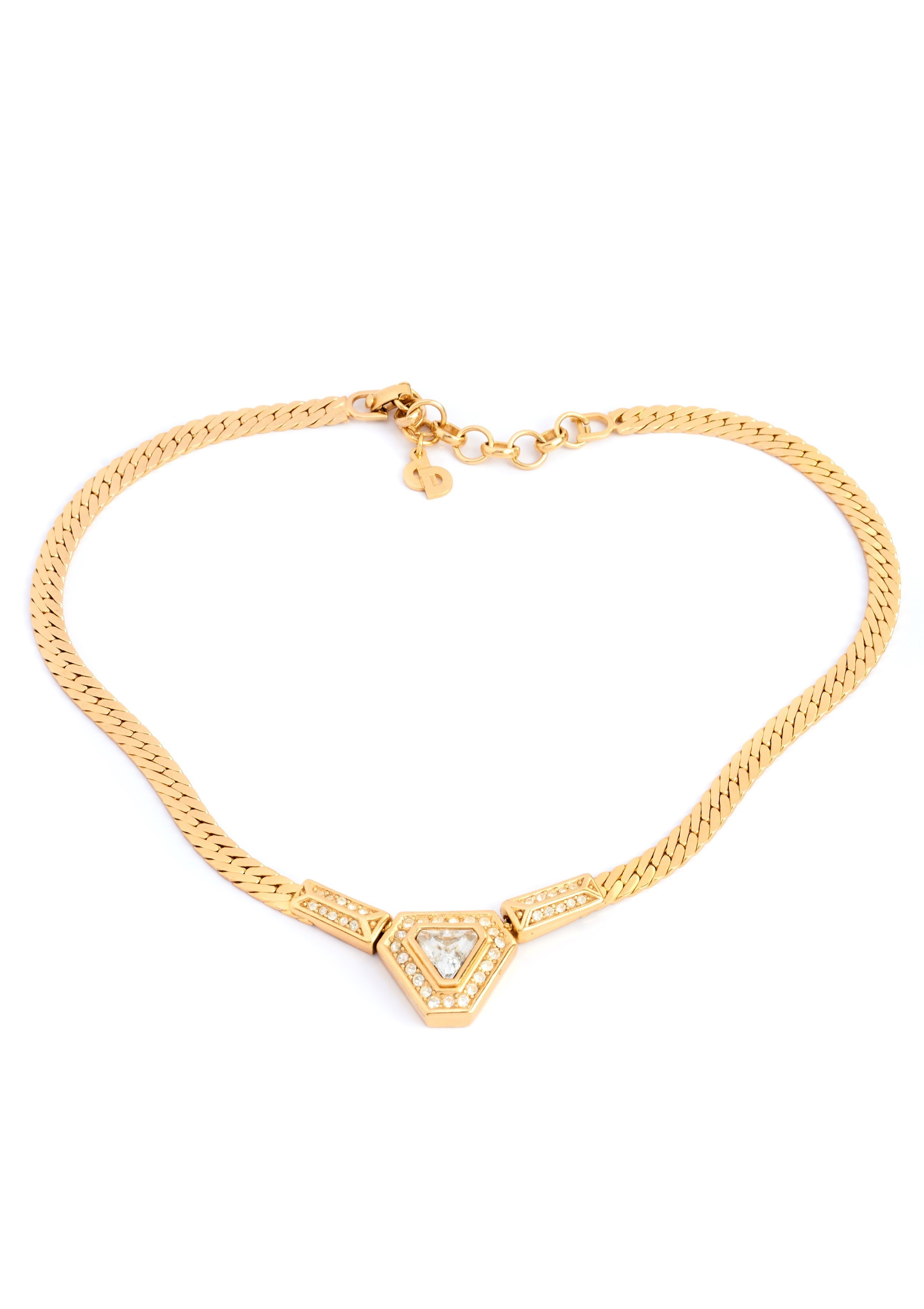 Dior Vintage Crystal Necklace - Parallel Luxury