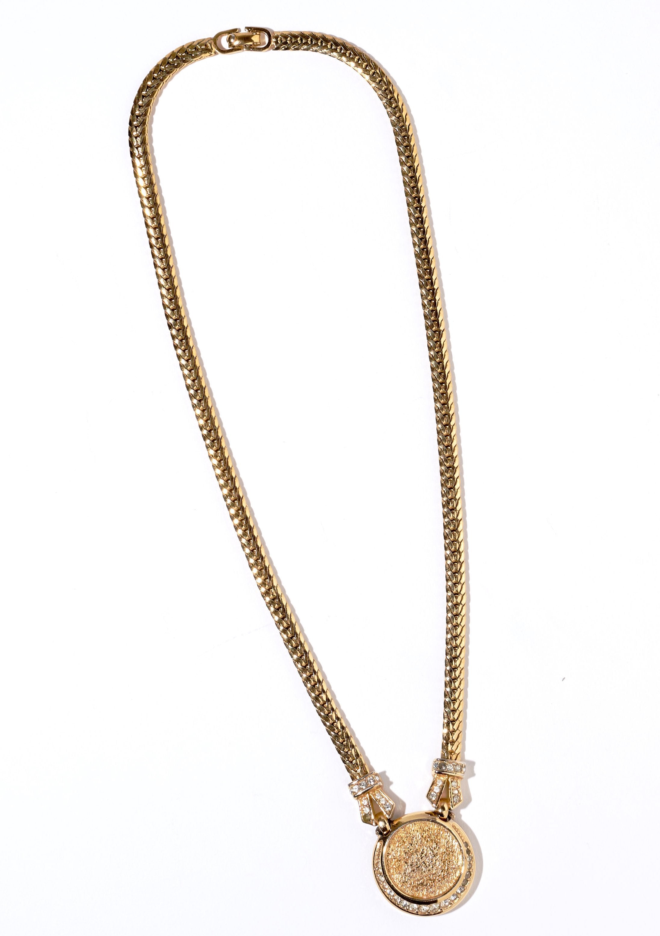 Dior Vintage Gold Plated Necklace - Parallel Luxury