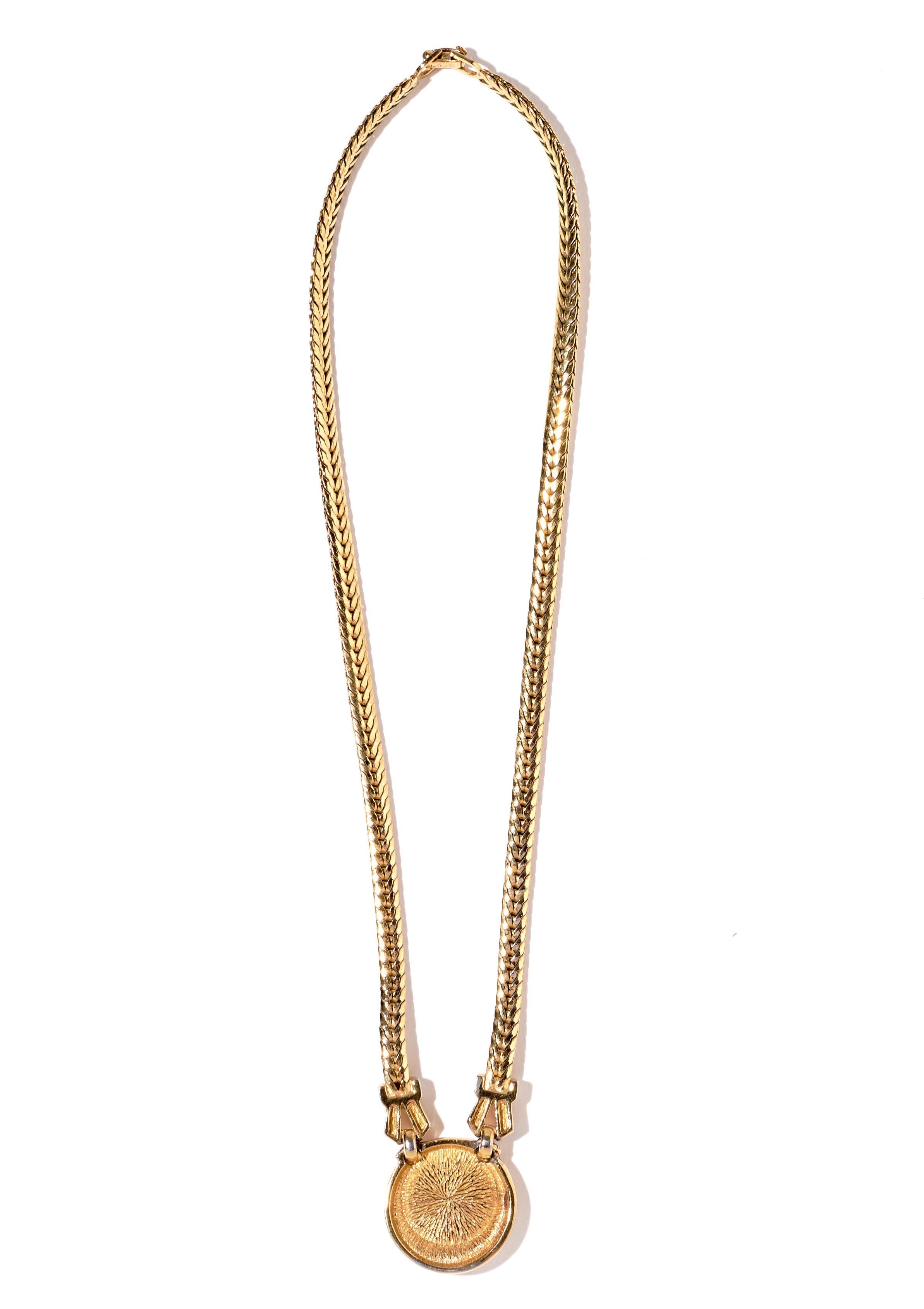 Dior Vintage Gold Plated Necklace - Parallel Luxury