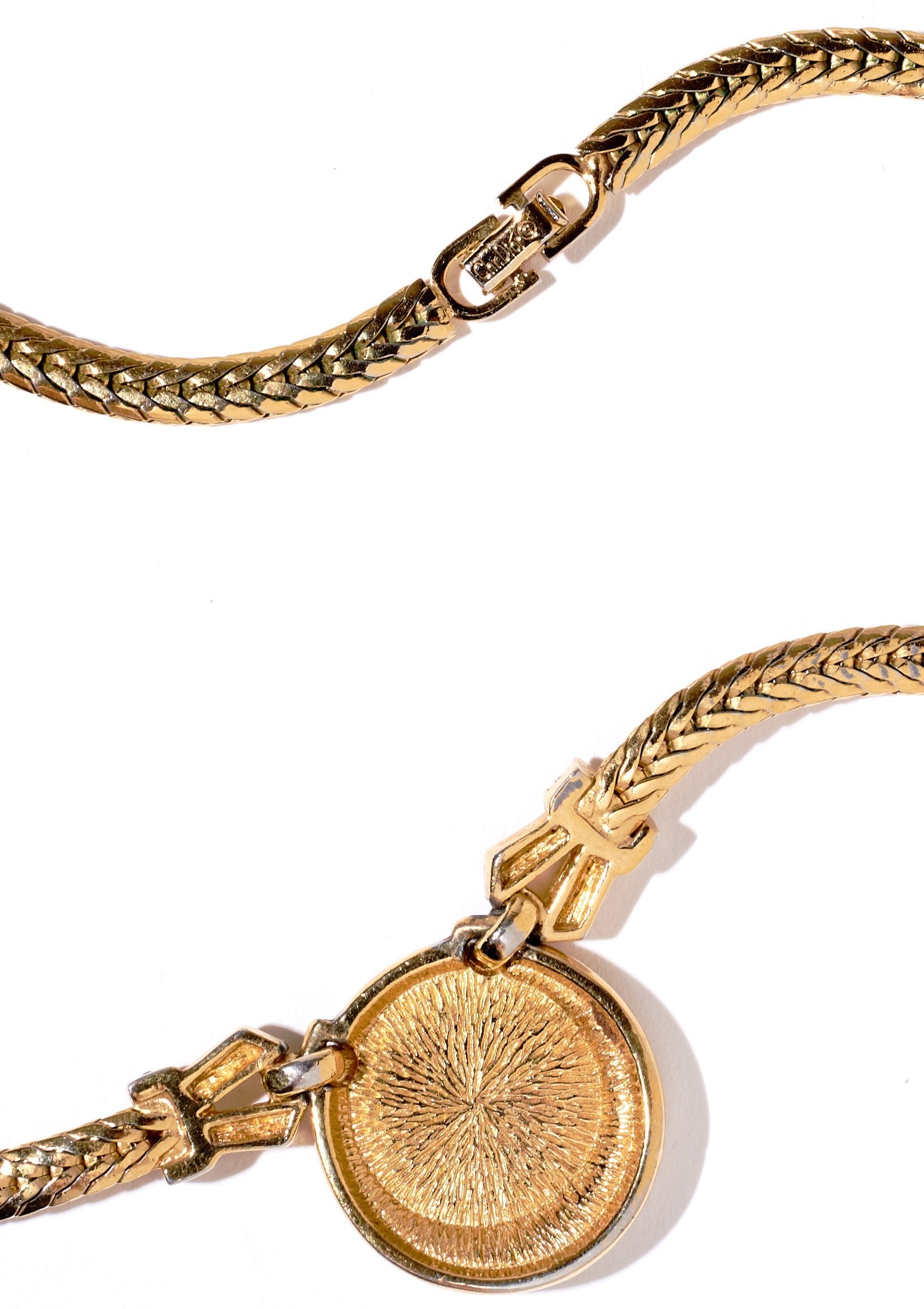Dior Vintage Gold Plated Necklace - Parallel Luxury