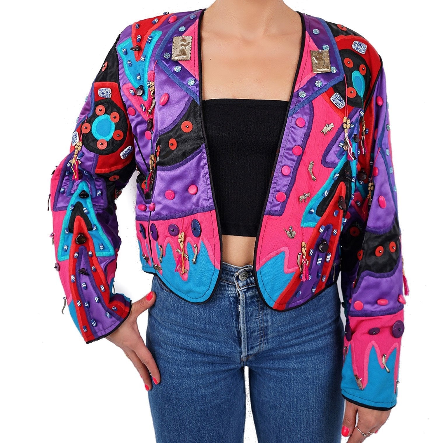 La Colección Judith Roberts Bolero Jacket - S/M - Parallel Luxury