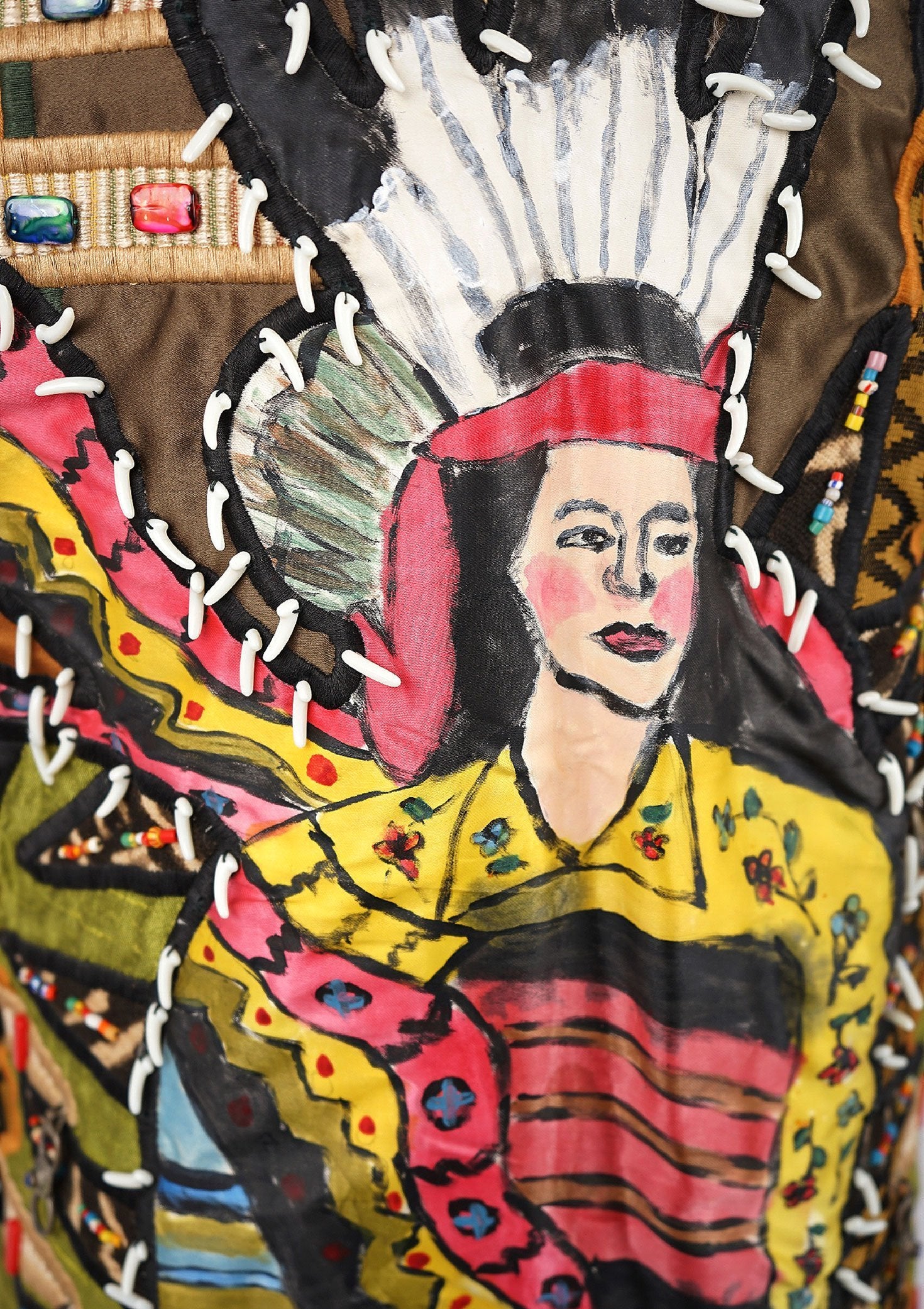 La Colección Judith Roberts Painted Jacket - L/OS - Parallel Luxury