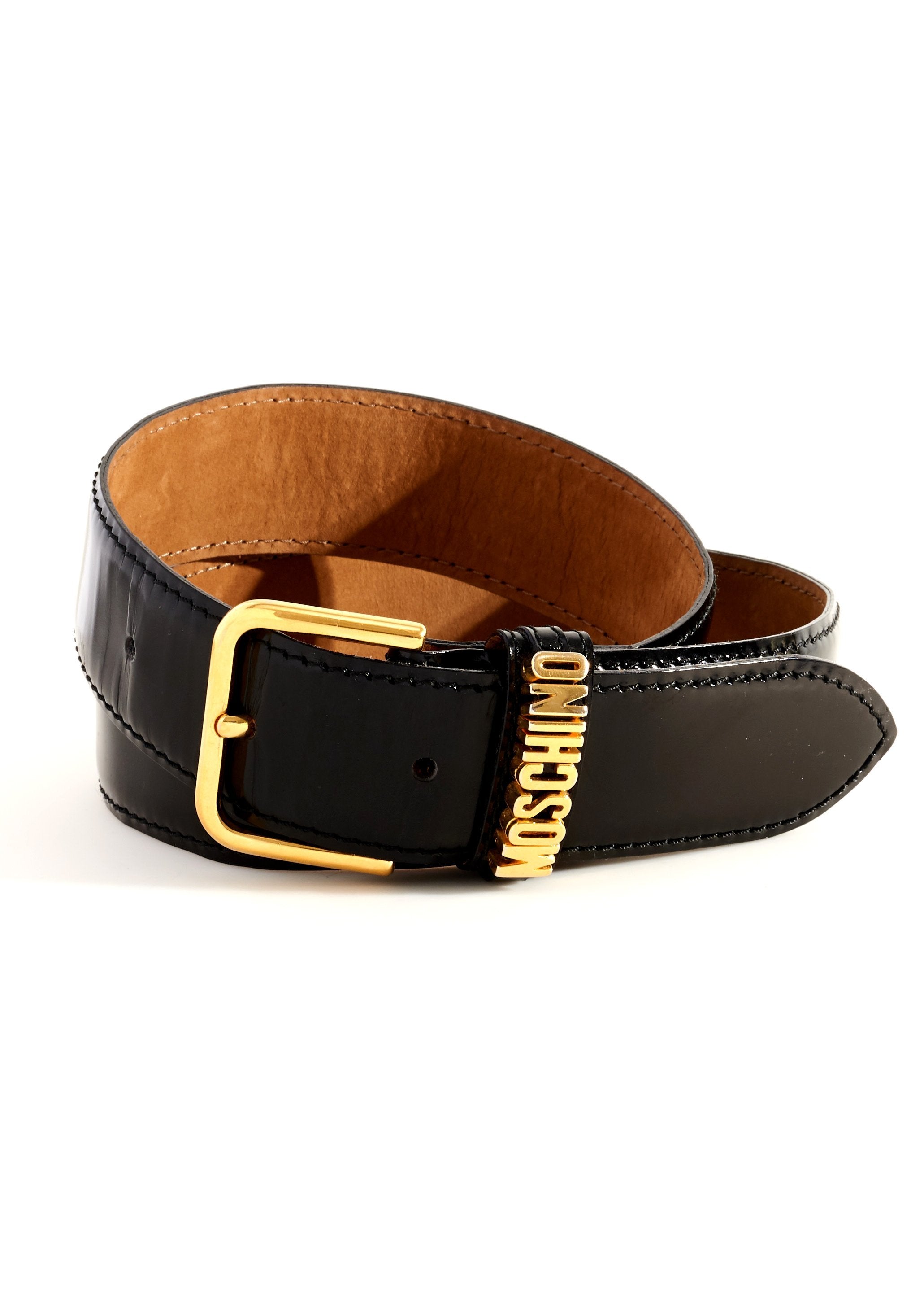 Moschino 90's Patent Belt - 6 - Parallel Luxury