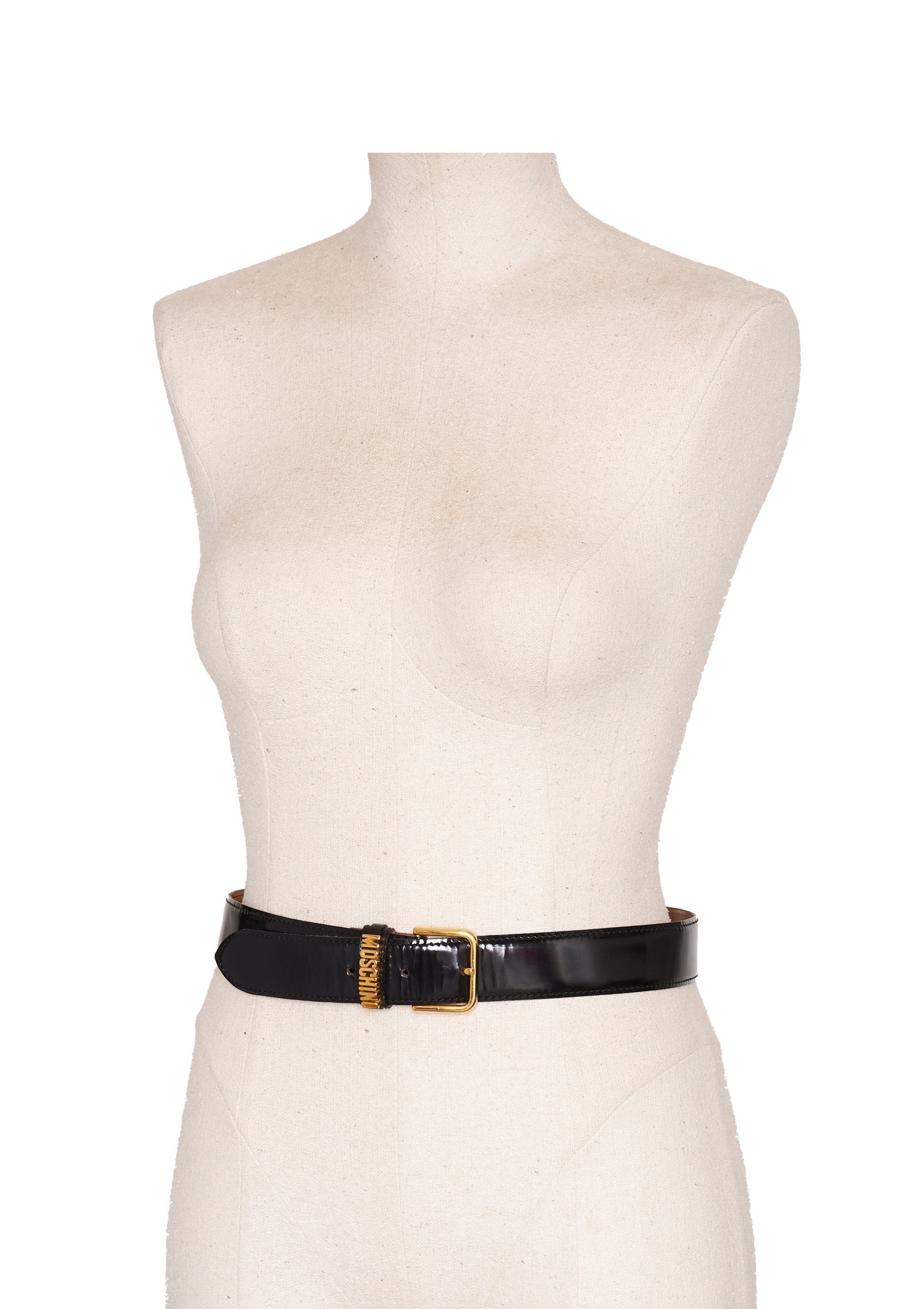 Moschino 90's Patent Belt - 6 - Parallel Luxury