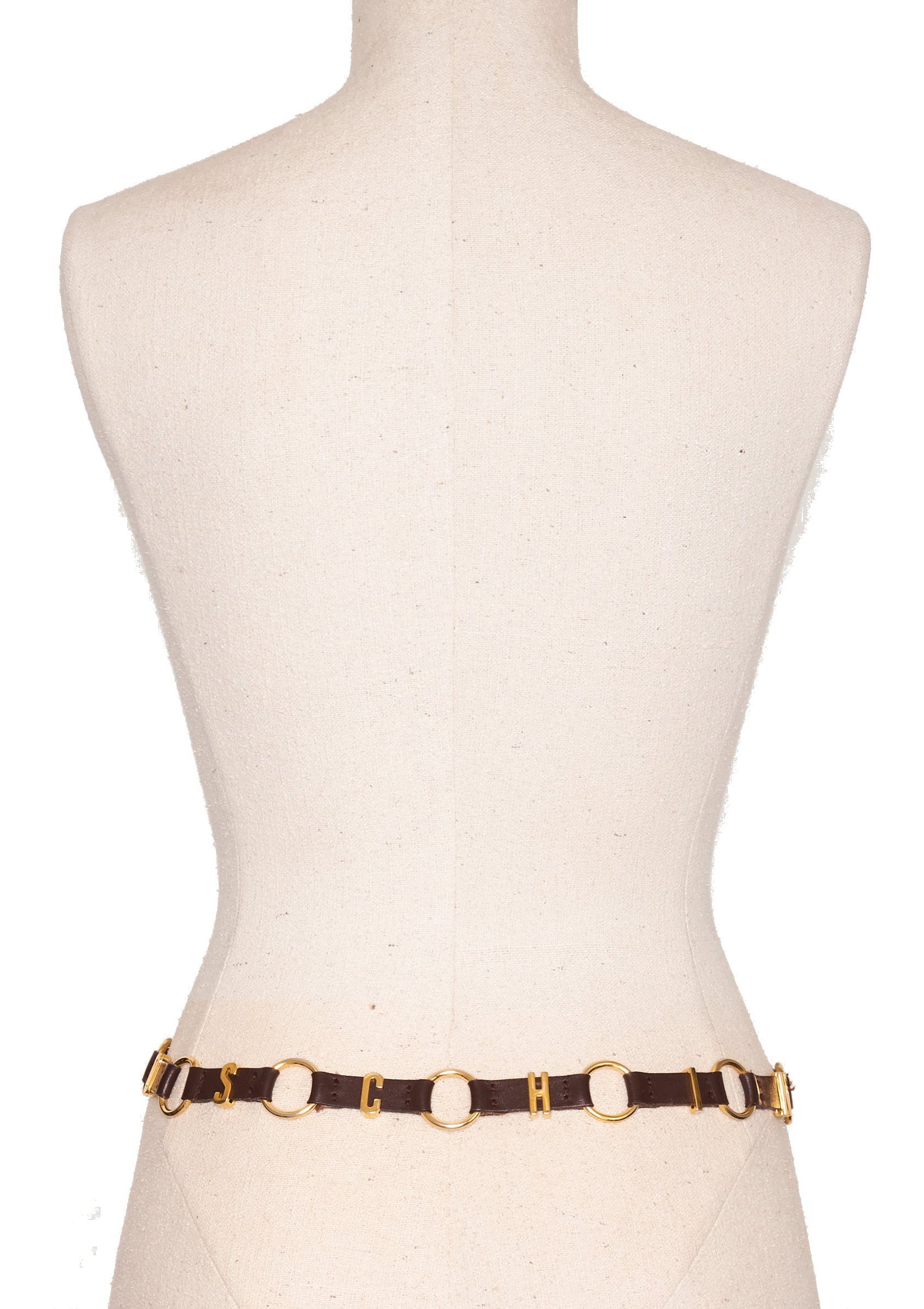 Moschino Vintage Logo Belt - M/8 - Parallel Luxury