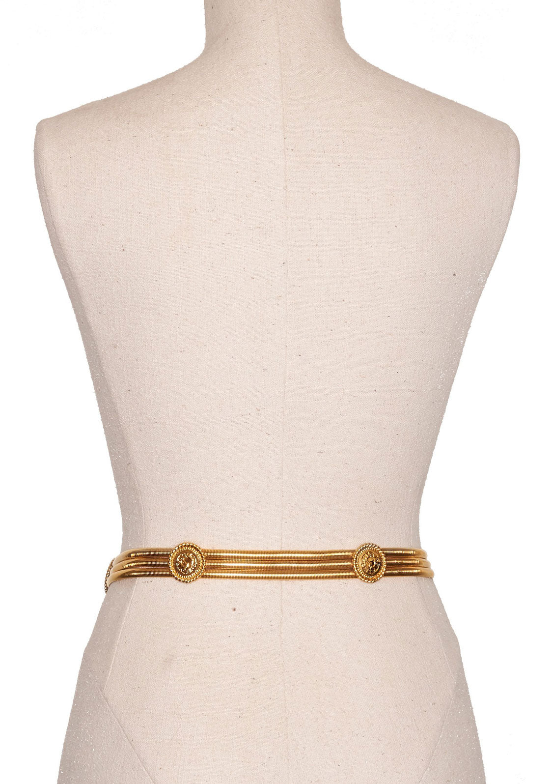 St. John Metal Stretch Belt - S - Parallel Luxury
