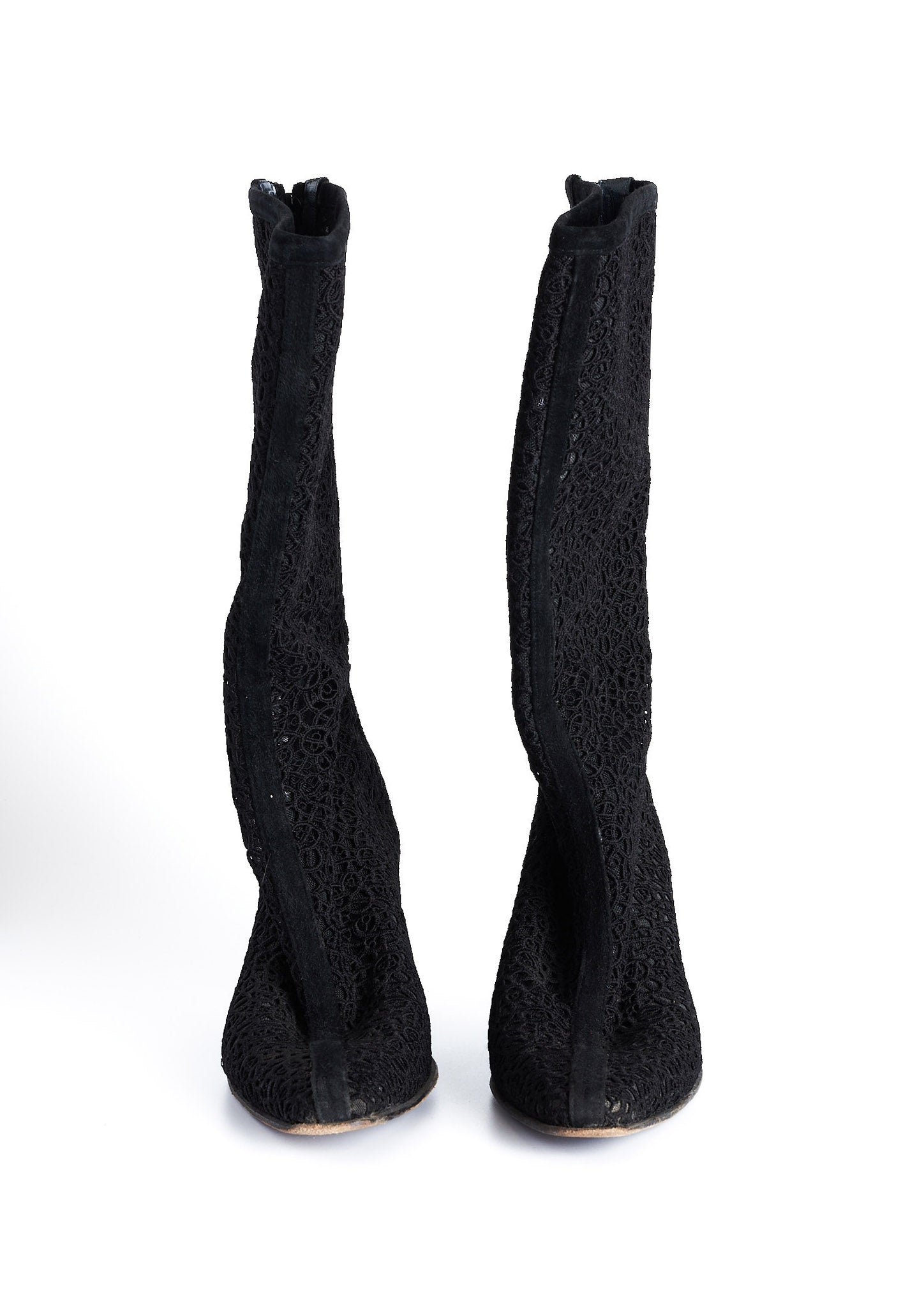 Stuart Weitzman Lace Boots | 8.5 - Parallel Luxury