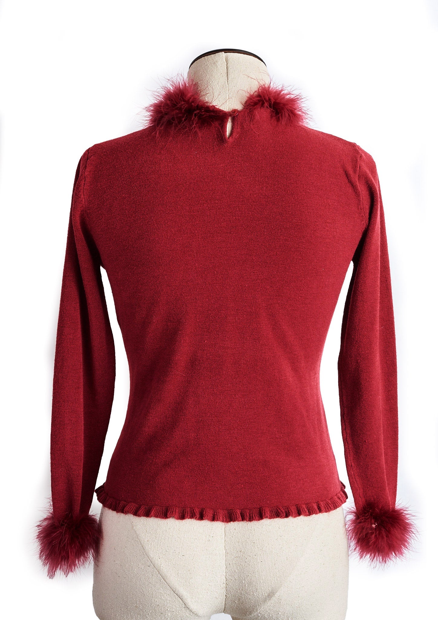 Vintage Feather Sweater - S - Parallel Luxury