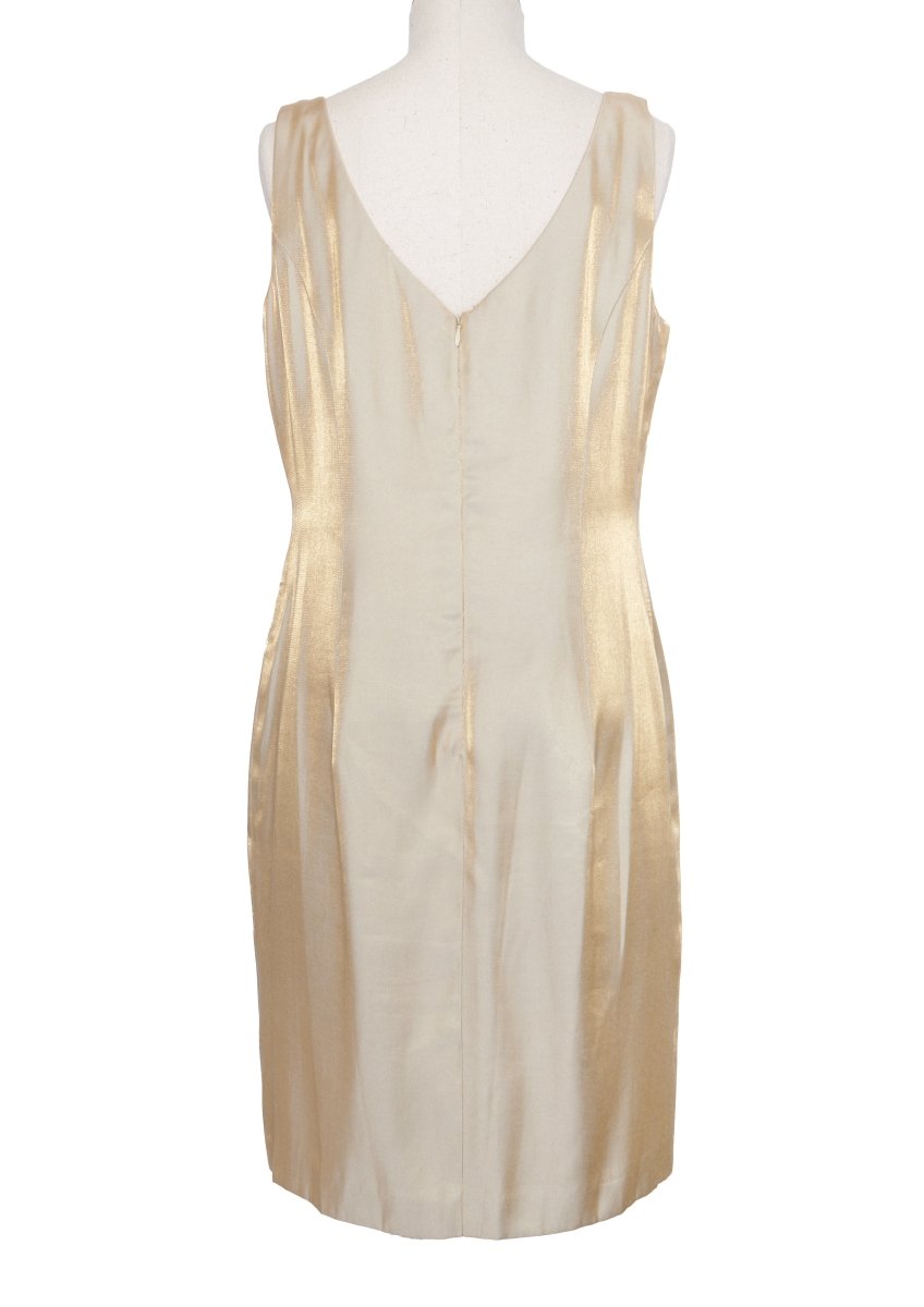 Vintage Gold Dress - 12 - Parallel Luxury