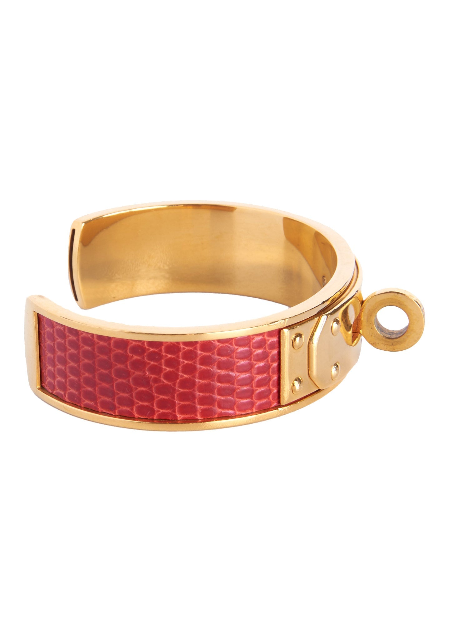 Vintage Hermès Kelly Lizard Cuff - Parallel Luxury