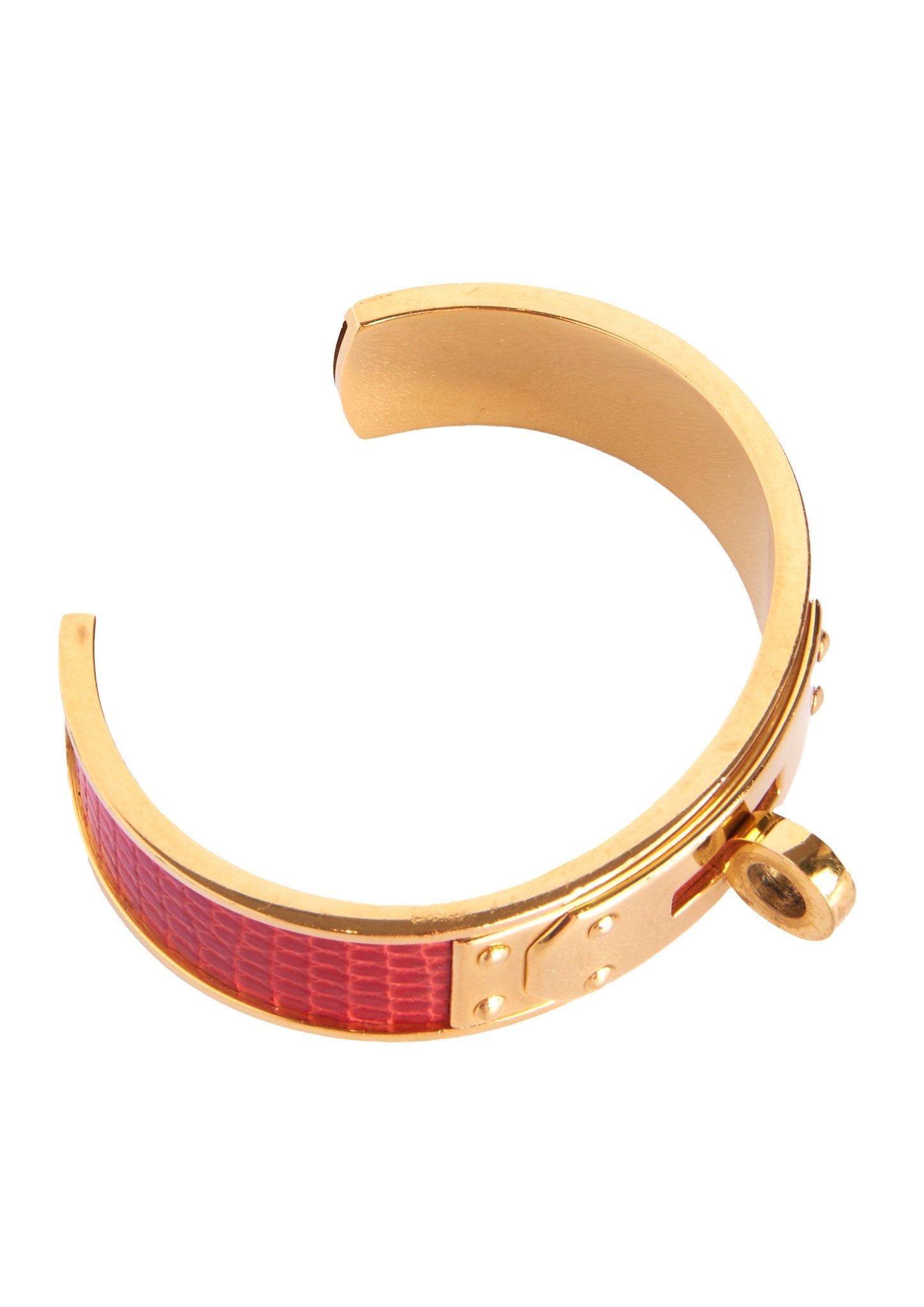 Vintage Hermès Kelly Lizard Cuff - Parallel Luxury