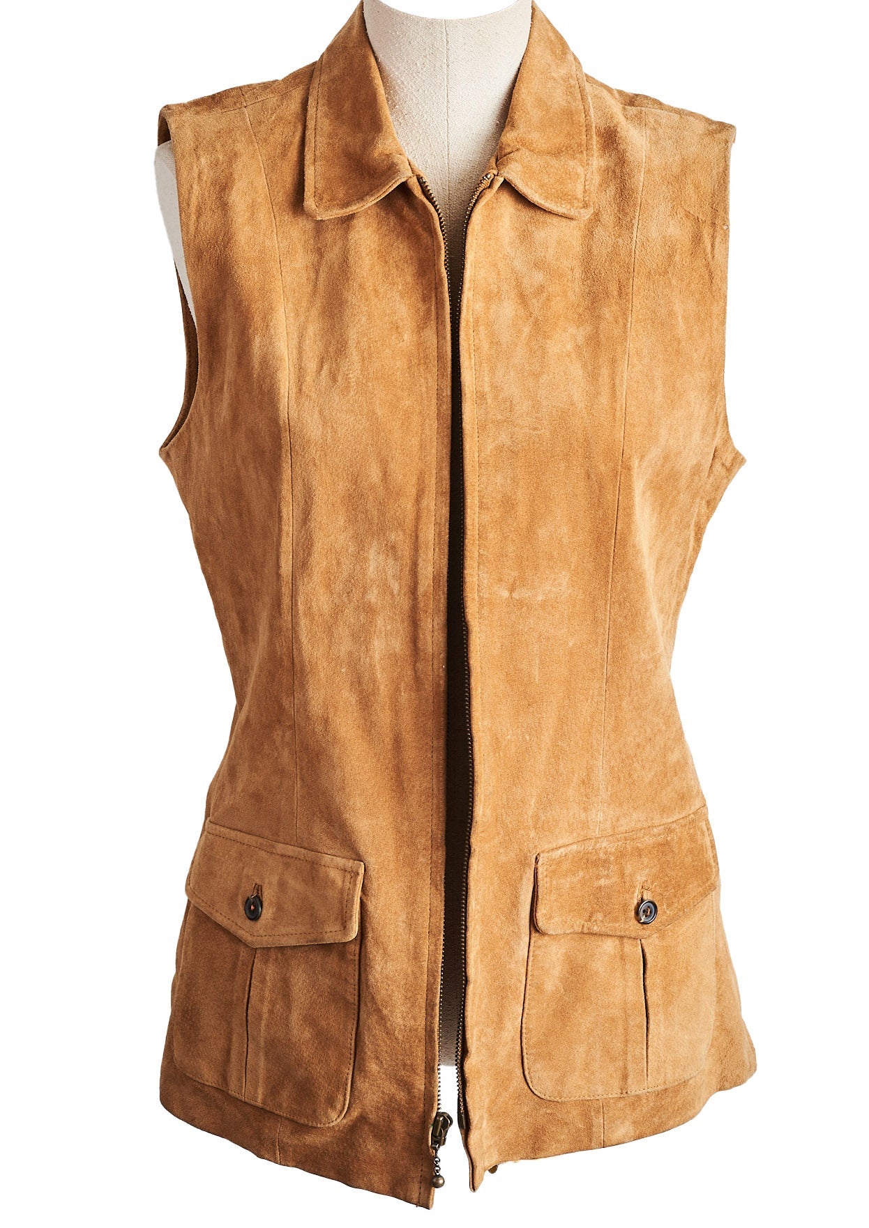 Vintage Leather Vest - Parallel Luxury