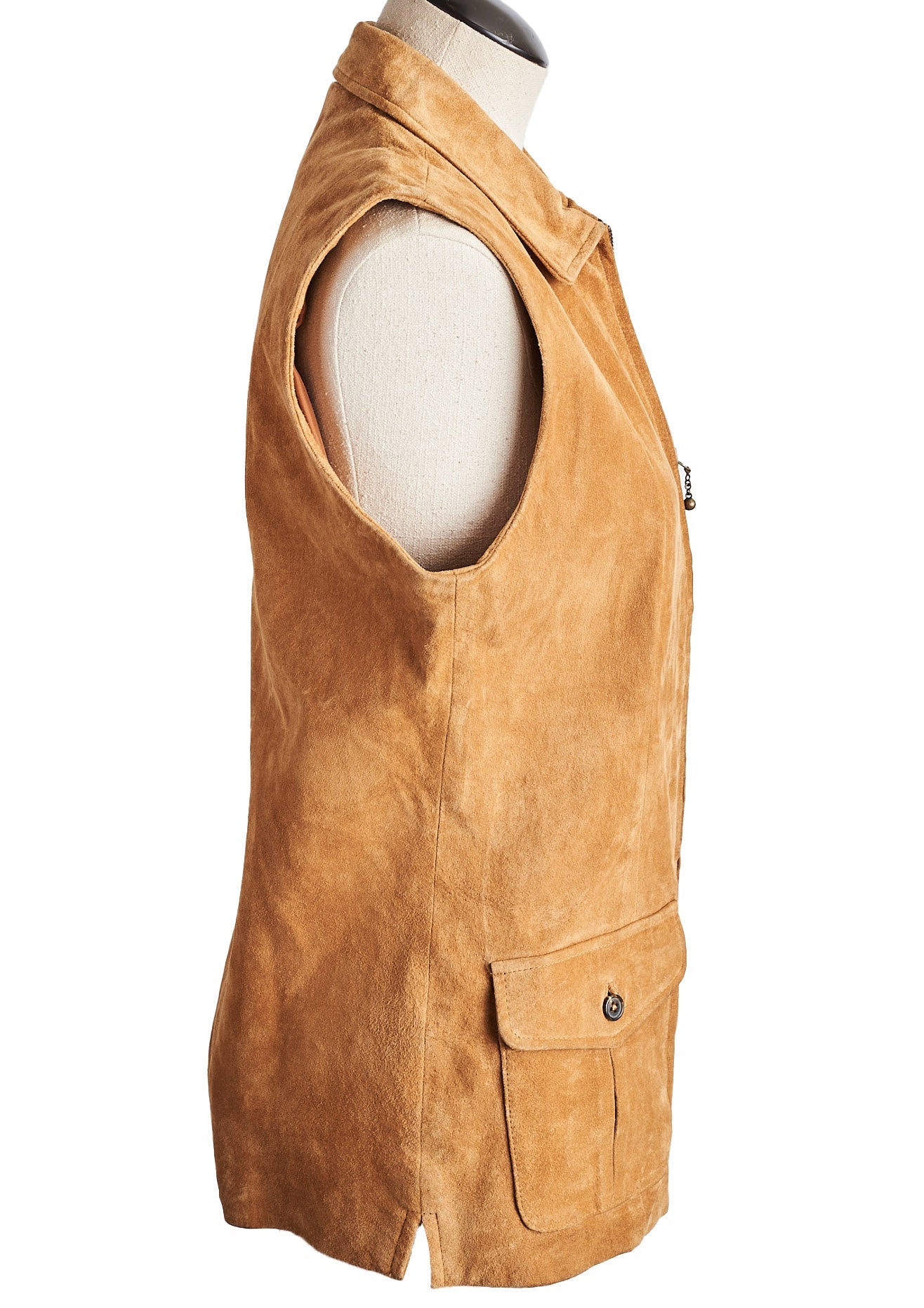 Vintage Leather Vest - Parallel Luxury