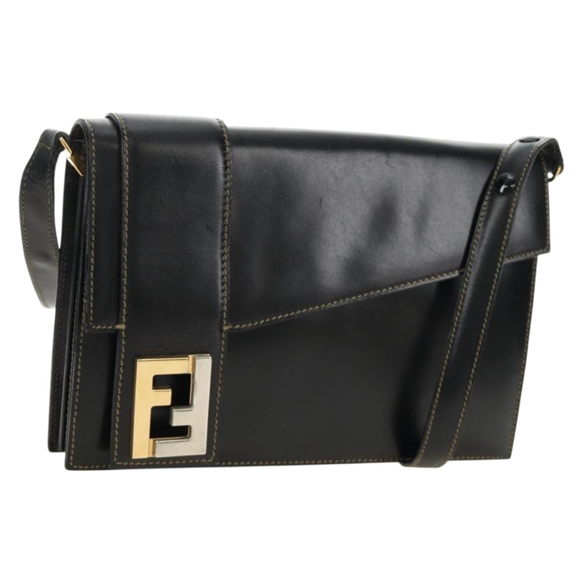 Fendi FF Plaque  Shoulder Bag