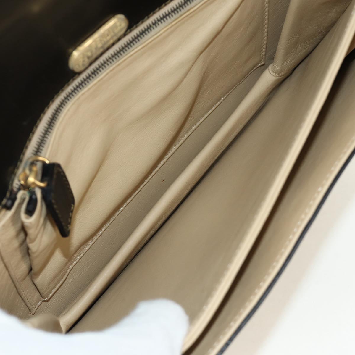 Fendi FF Plaque  Shoulder Bag