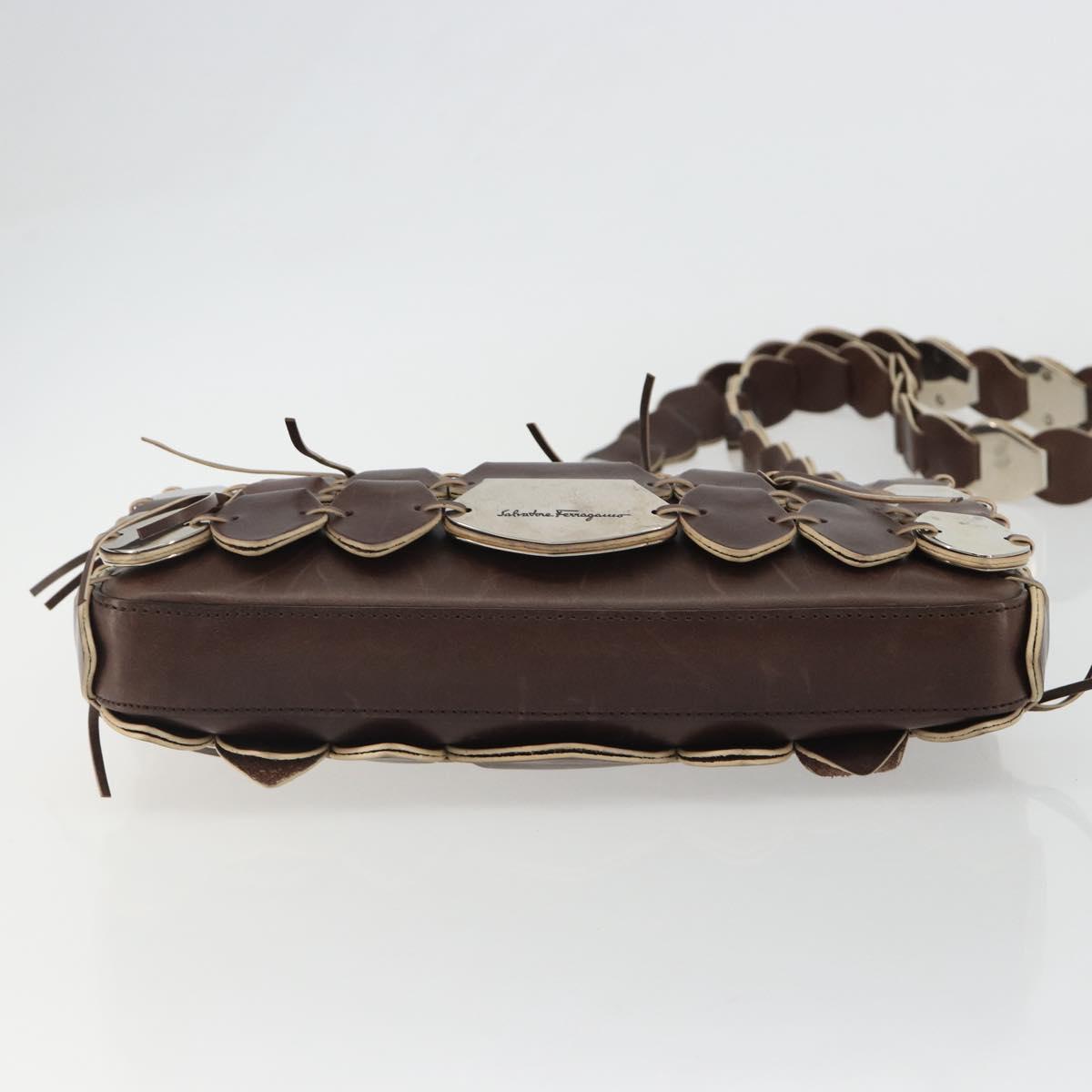 Salvatore Ferragamo Woven Leather Crossbody