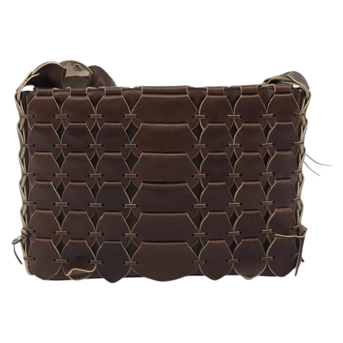 Salvatore Ferragamo Woven Leather Crossbody
