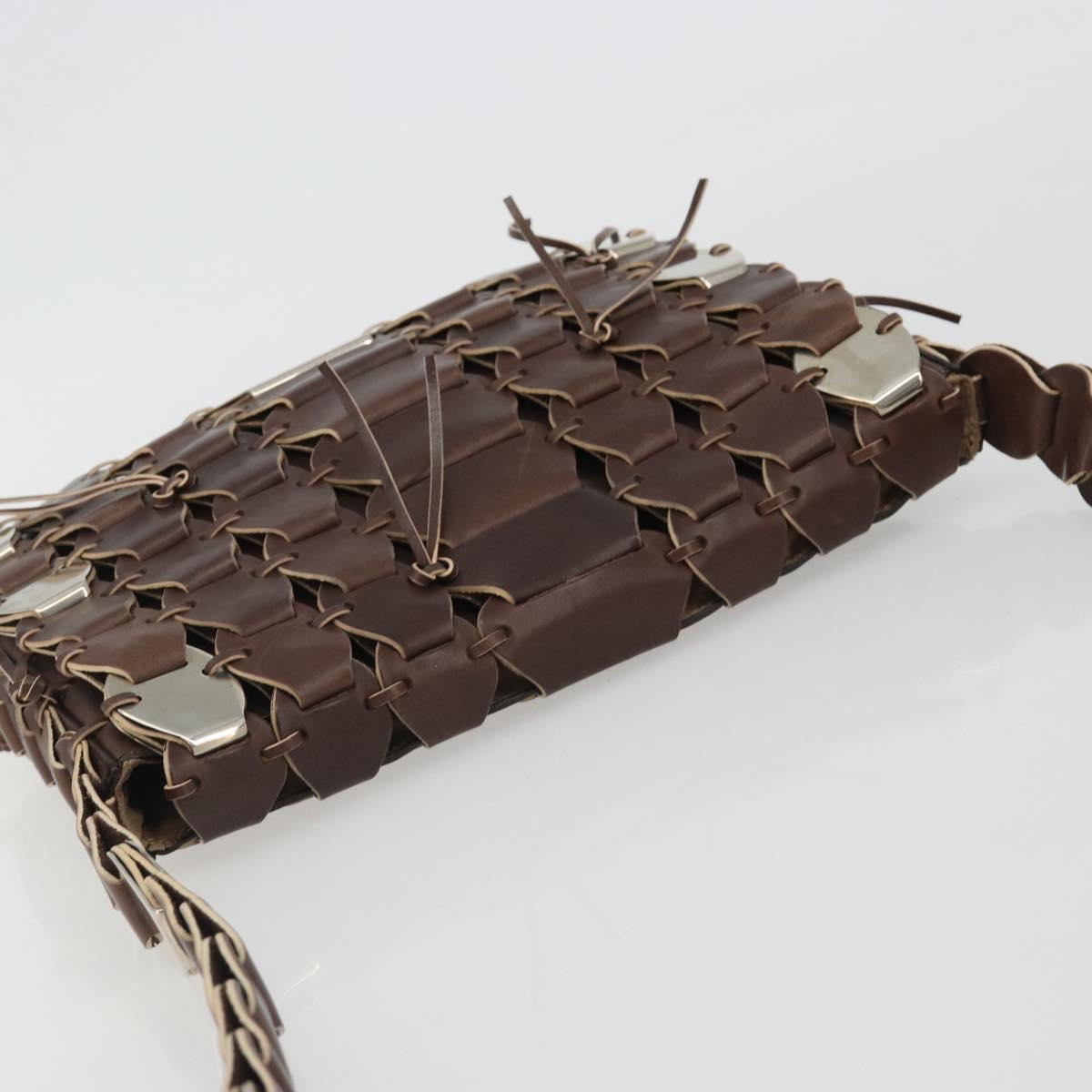 Salvatore Ferragamo Woven Leather Crossbody