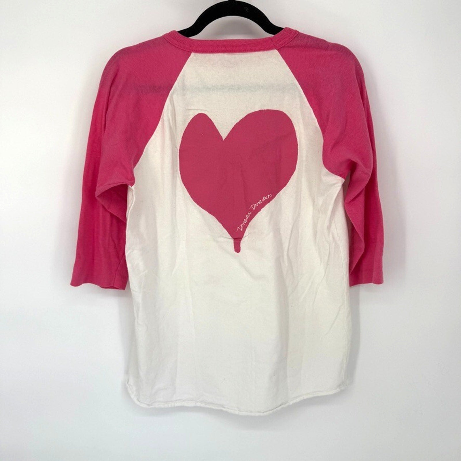Vtg Mens Duran Duran Pop Trash Album Shirt Raglan Sleeve Band Music Rare Size M
