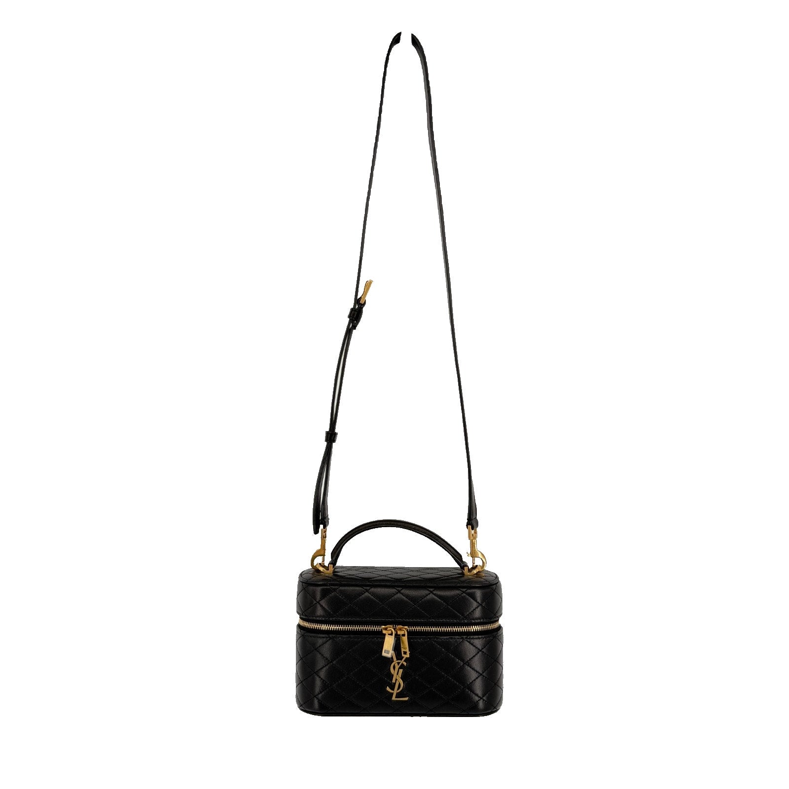 Saint Laurent Vanity Bag Handbag Shoulder Bag 2 Way Gaby Mini Lambskin Designer