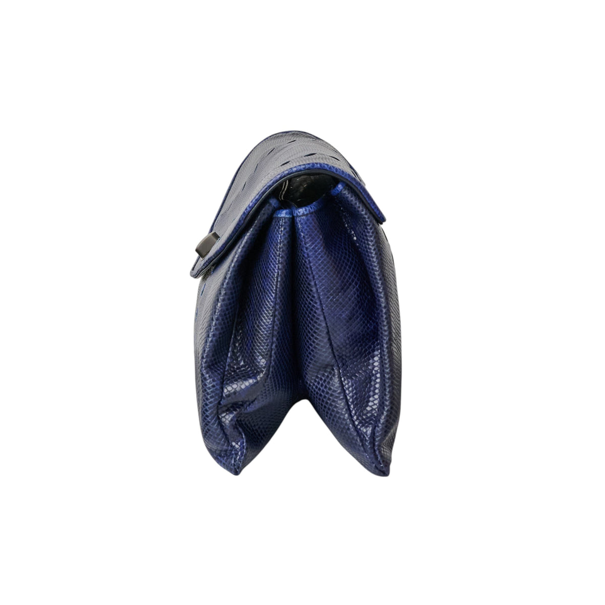 Bottega Veneta Blue Ombré Watersnake Clutch