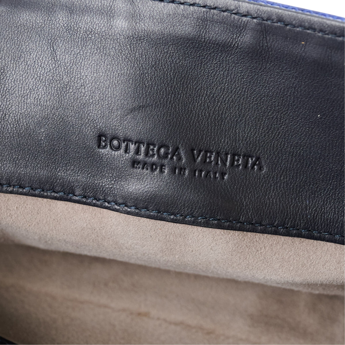 Bottega Veneta Blue Ombré Watersnake Clutch