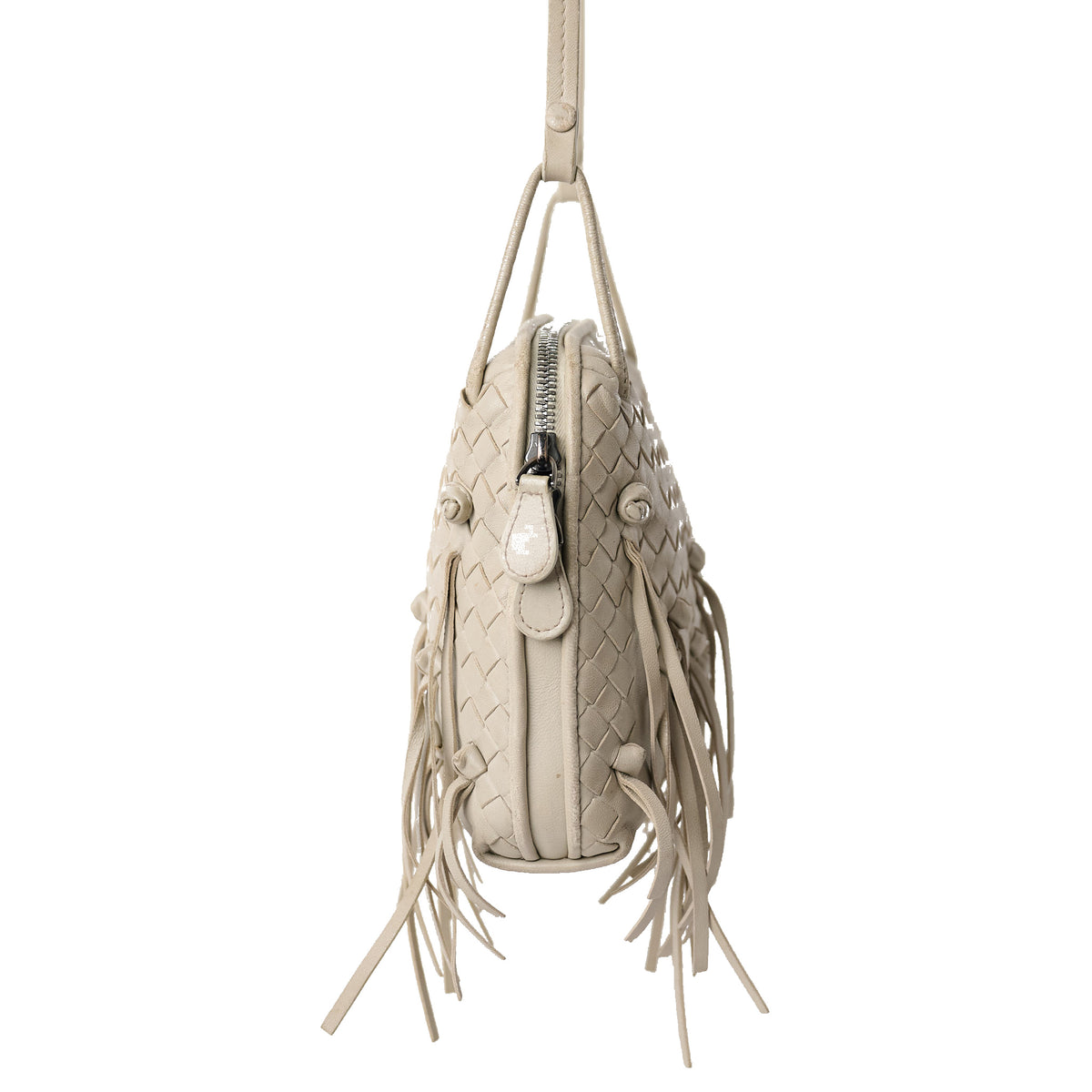 Bottega Veneta Fringe Nodini Intrecciato