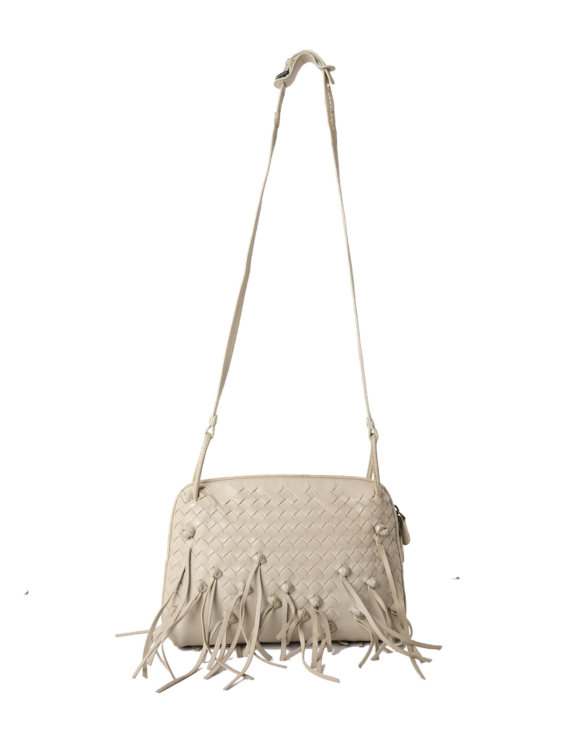 Bottega Veneta Fringe Nodini Intrecciato