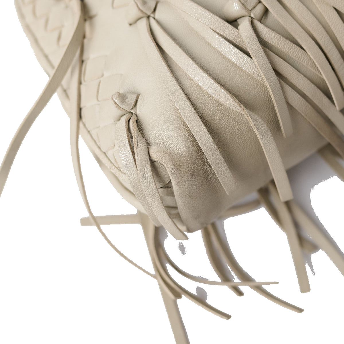 Bottega Veneta Fringe Nodini Intrecciato