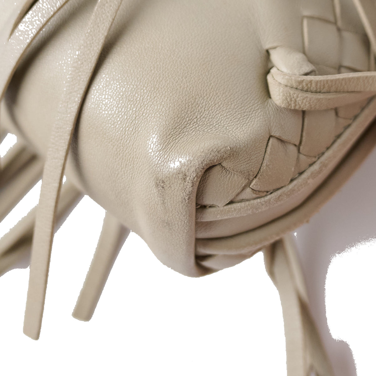 Bottega Veneta Fringe Nodini Intrecciato