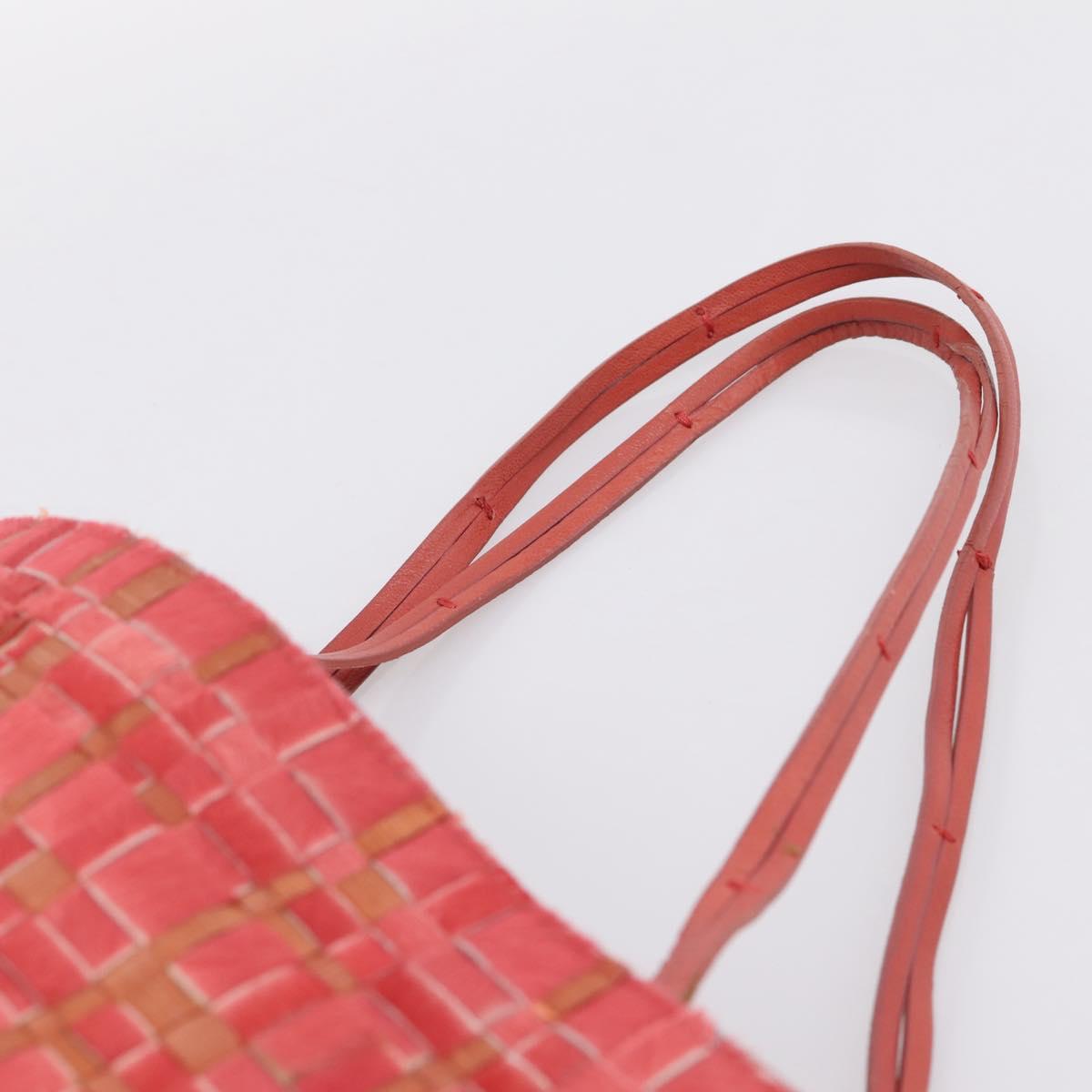 Bottega Veneta Pink Ponyhair Intrecciato Tote