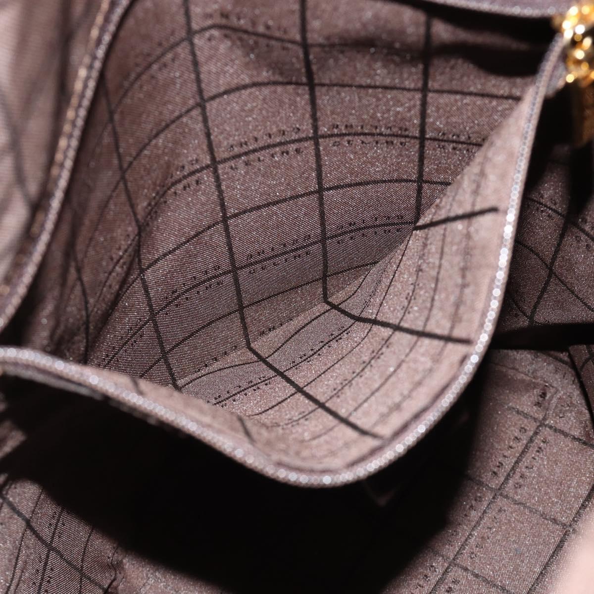 Celine 90s Brown Leather Blazon Bucket Bag