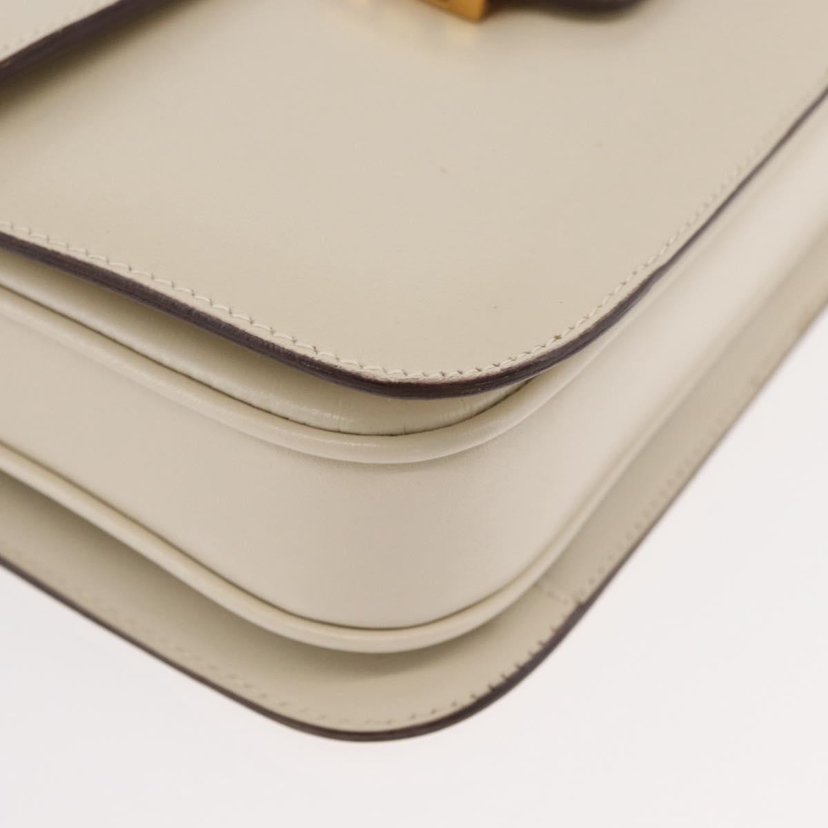 Celine Ivory Horse Carriage Shoulder Bag